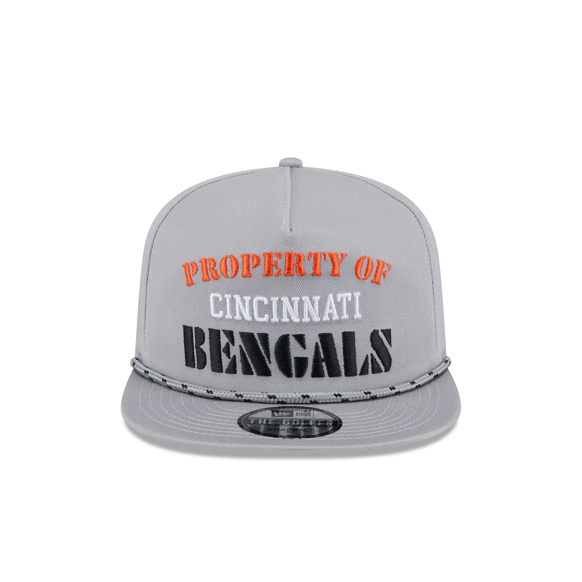 Cincinnati Bengals Vintage Gray Rope Golfer Hat sold by New Era product image thumbnail 2