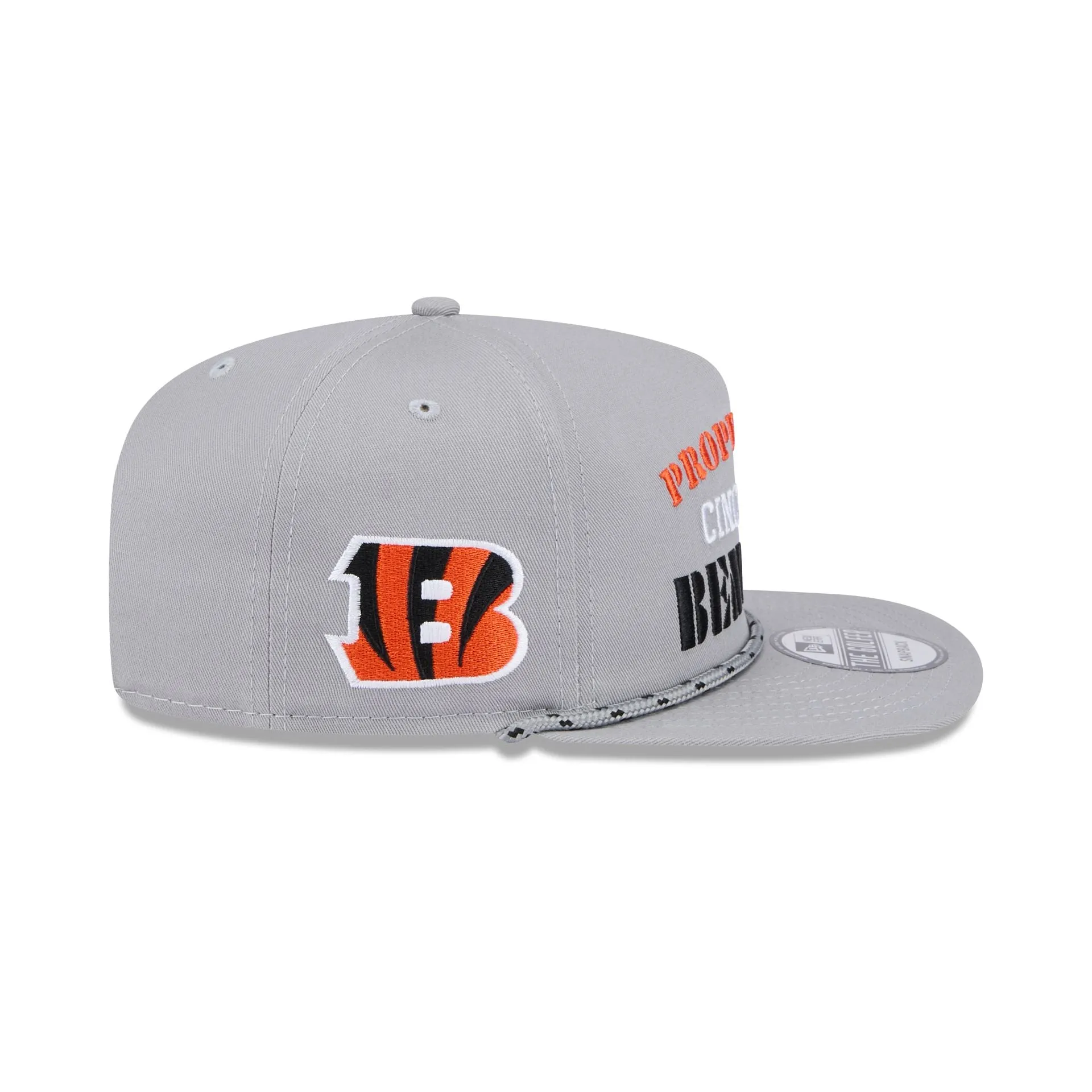 Cincinnati Bengals Vintage Gray Rope Golfer Hat sold by New Era product image thumbnail 4
