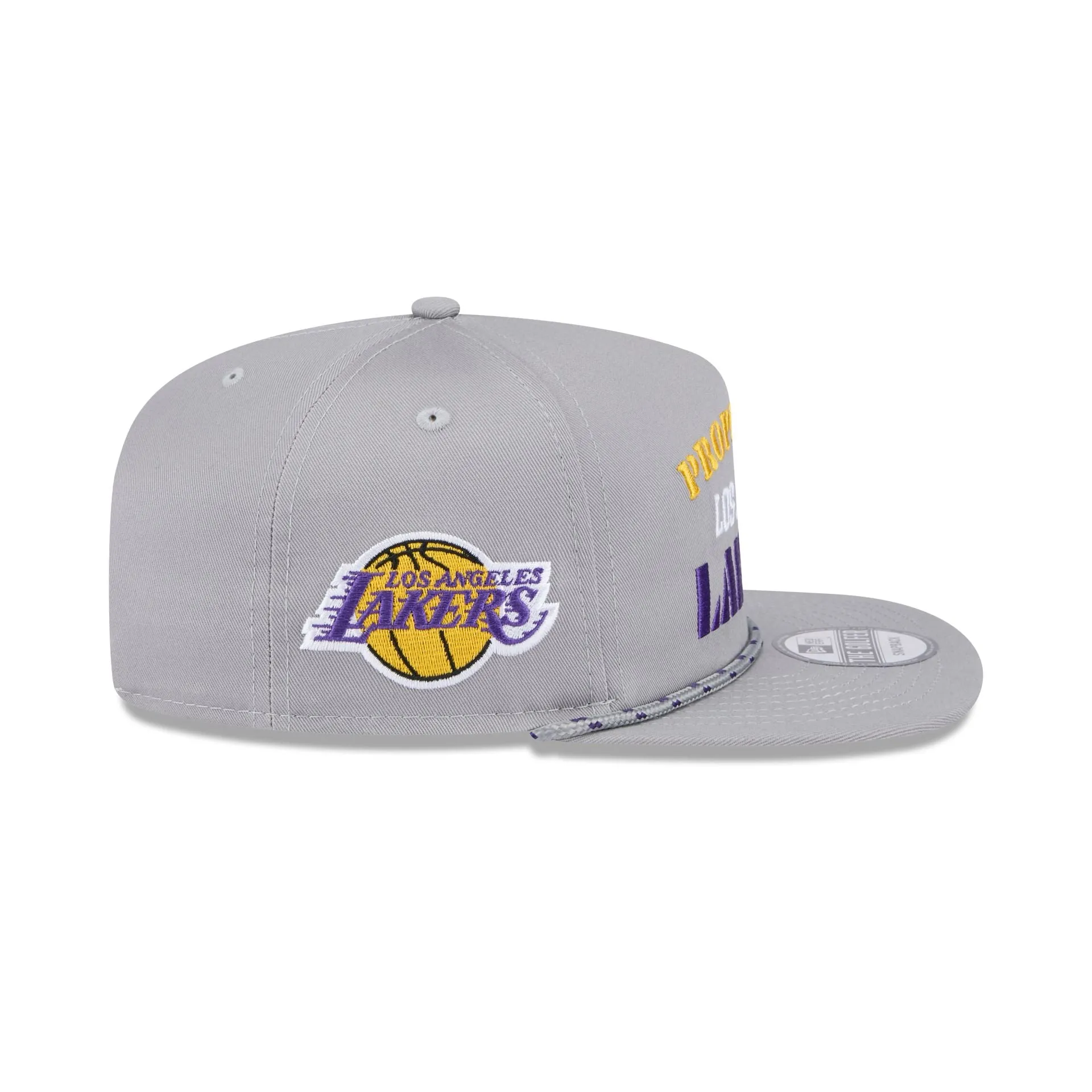 Los Angeles Lakers Vintage Gray Rope Golfer Hat sold by New Era product image thumbnail 4