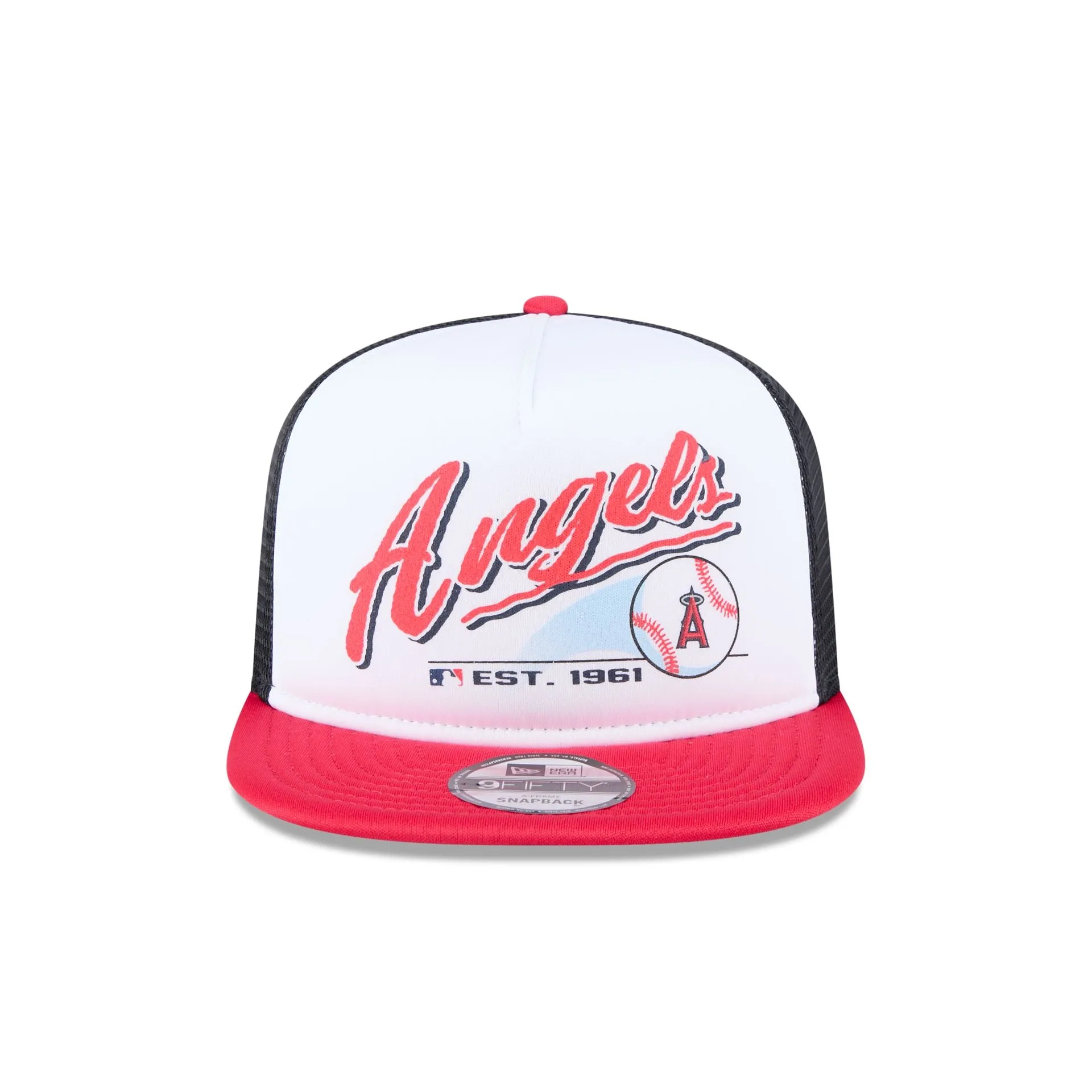Los Angeles Angels Retro Script 9FIFTY A-Frame Trucker Hat sold by New Era product image thumbnail 2