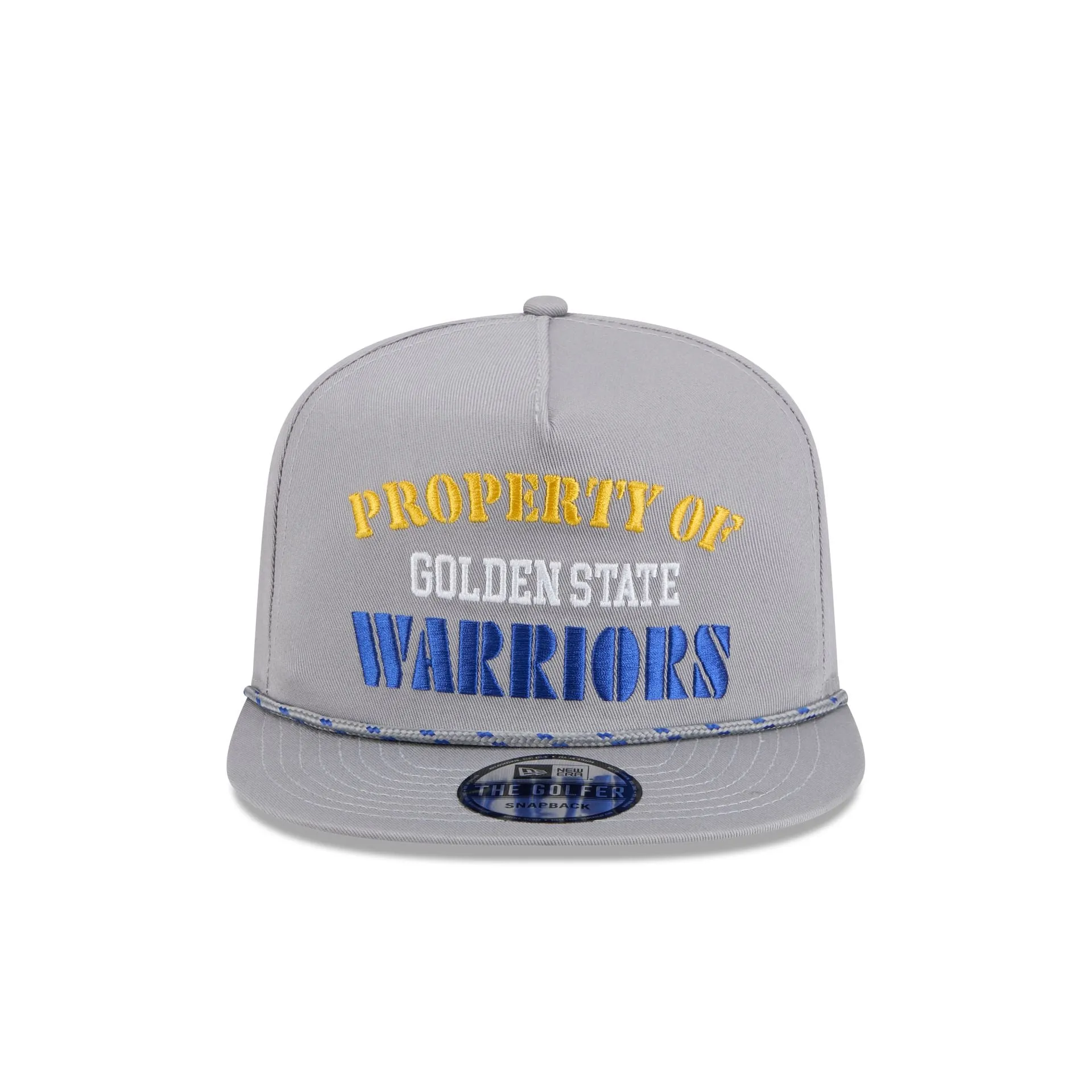 Golden State Warriors Vintage Gray Rope Golfer Hat sold by New Era product image thumbnail 2
