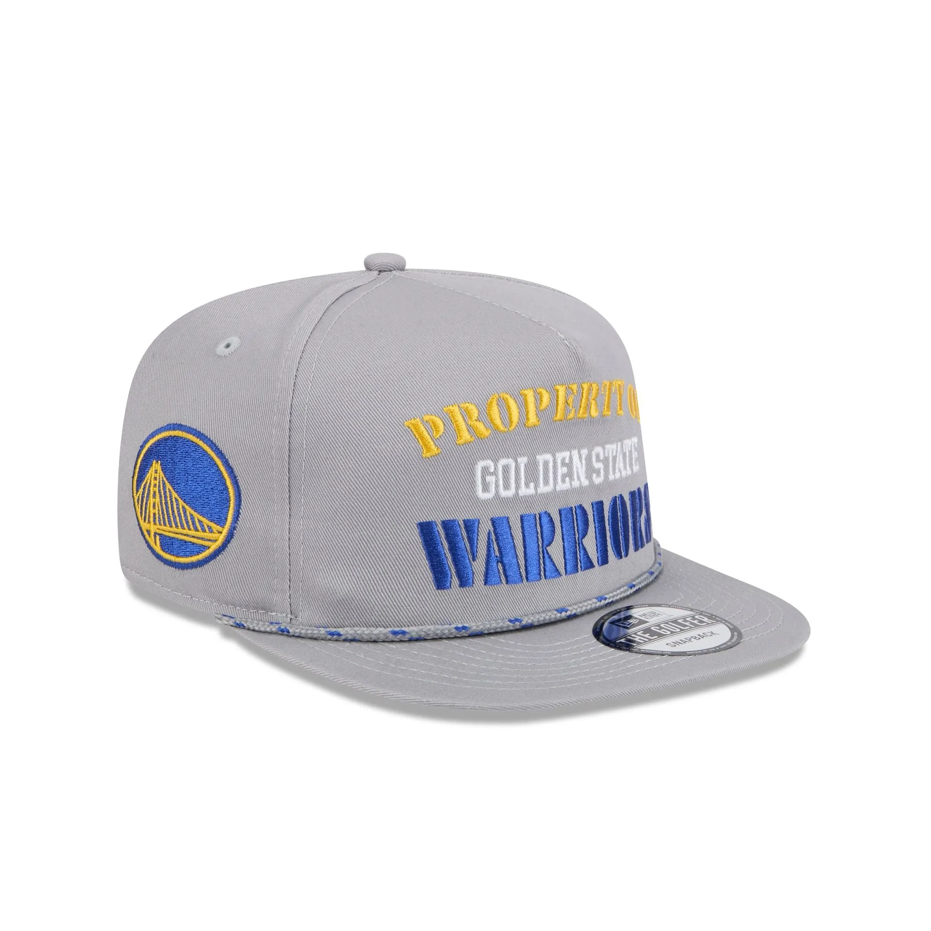 Golden State Warriors Vintage Gray Rope Golfer Hat sold by New Era