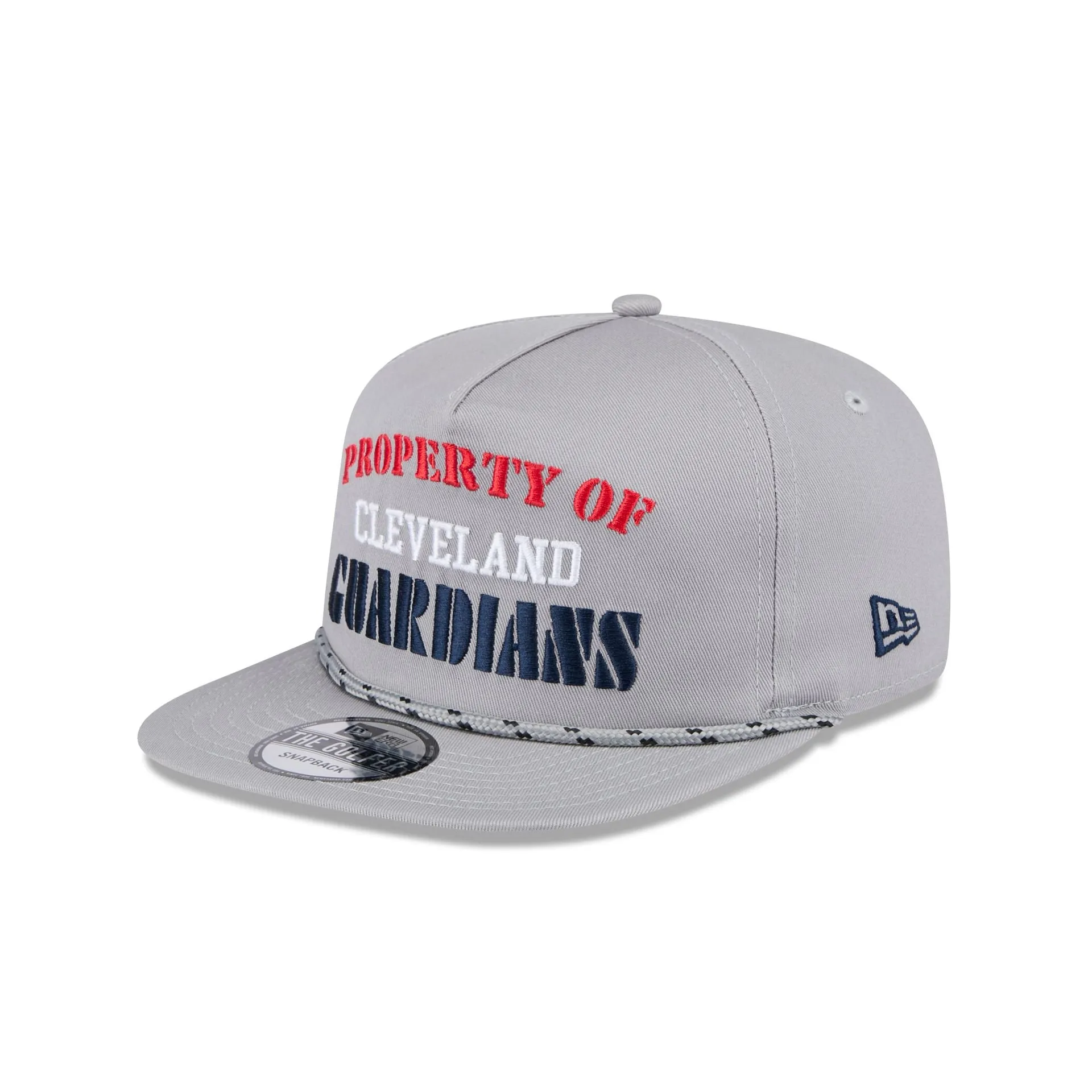 Cleveland Guardians Vintage Gray Rope Golfer Hat sold by New Era product image thumbnail 3