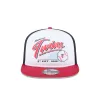 Minnesota Twins Retro Script 9FIFTY A-Frame Trucker Hat sold by New Era
