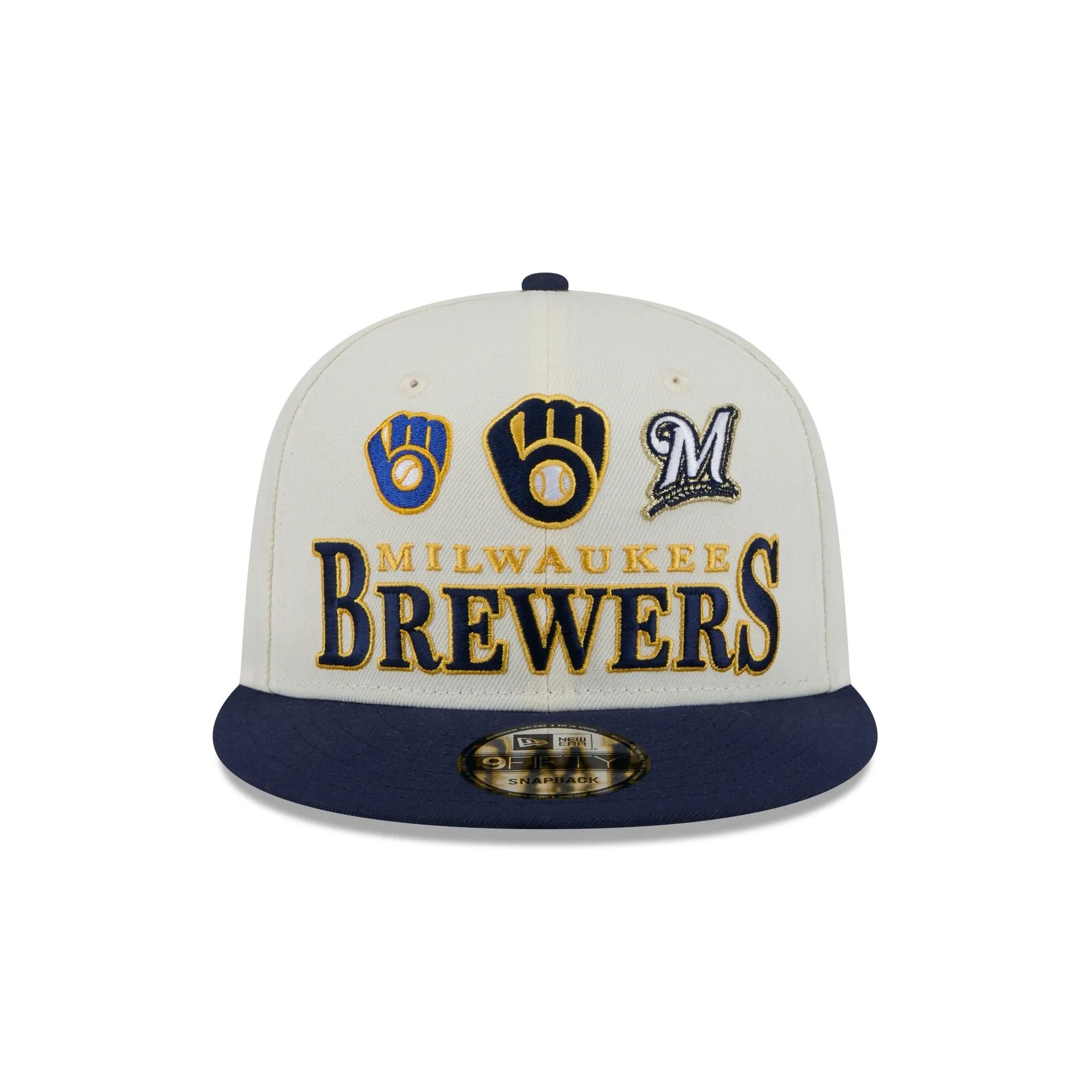 Milwaukee Brewers Archive 9FIFTY Snapback Hat sold by New Era product image thumbnail 2