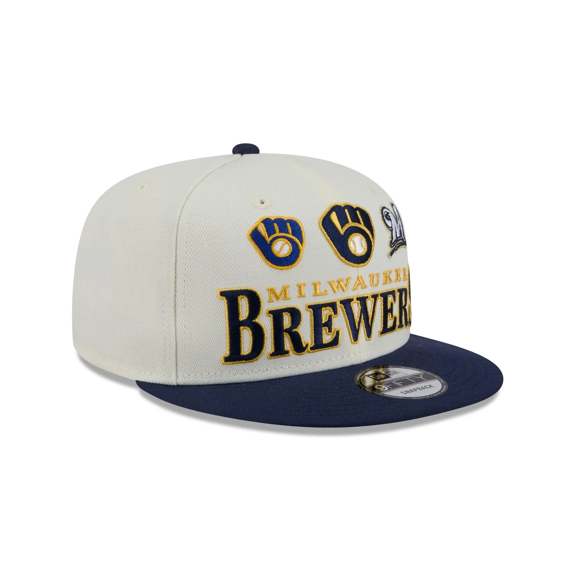 Milwaukee Brewers Archive 9FIFTY Snapback Hat sold by New Era product image thumbnail 3