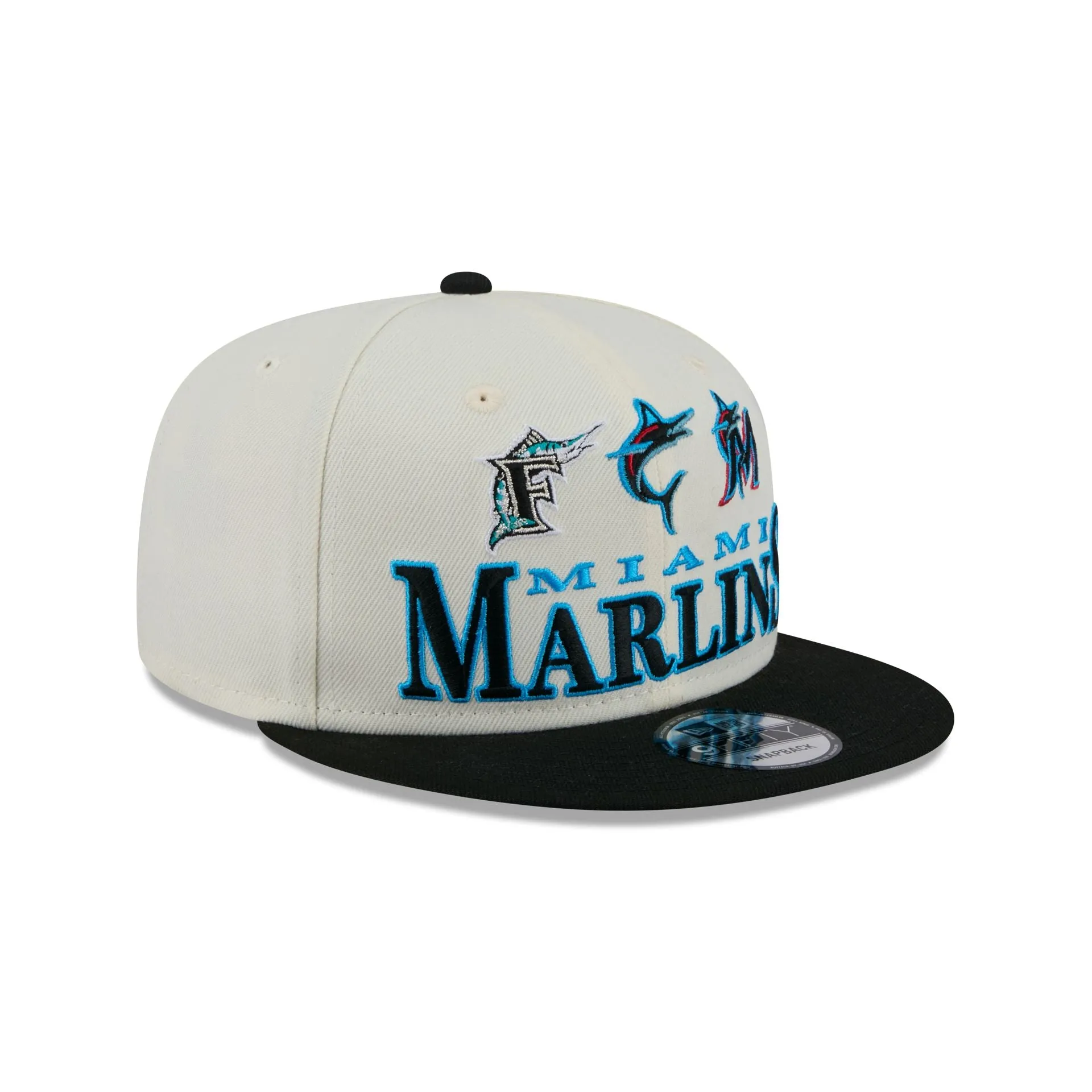 Miami Marlins Archive 9FIFTY Snapback Hat sold by New Era product image thumbnail 3
