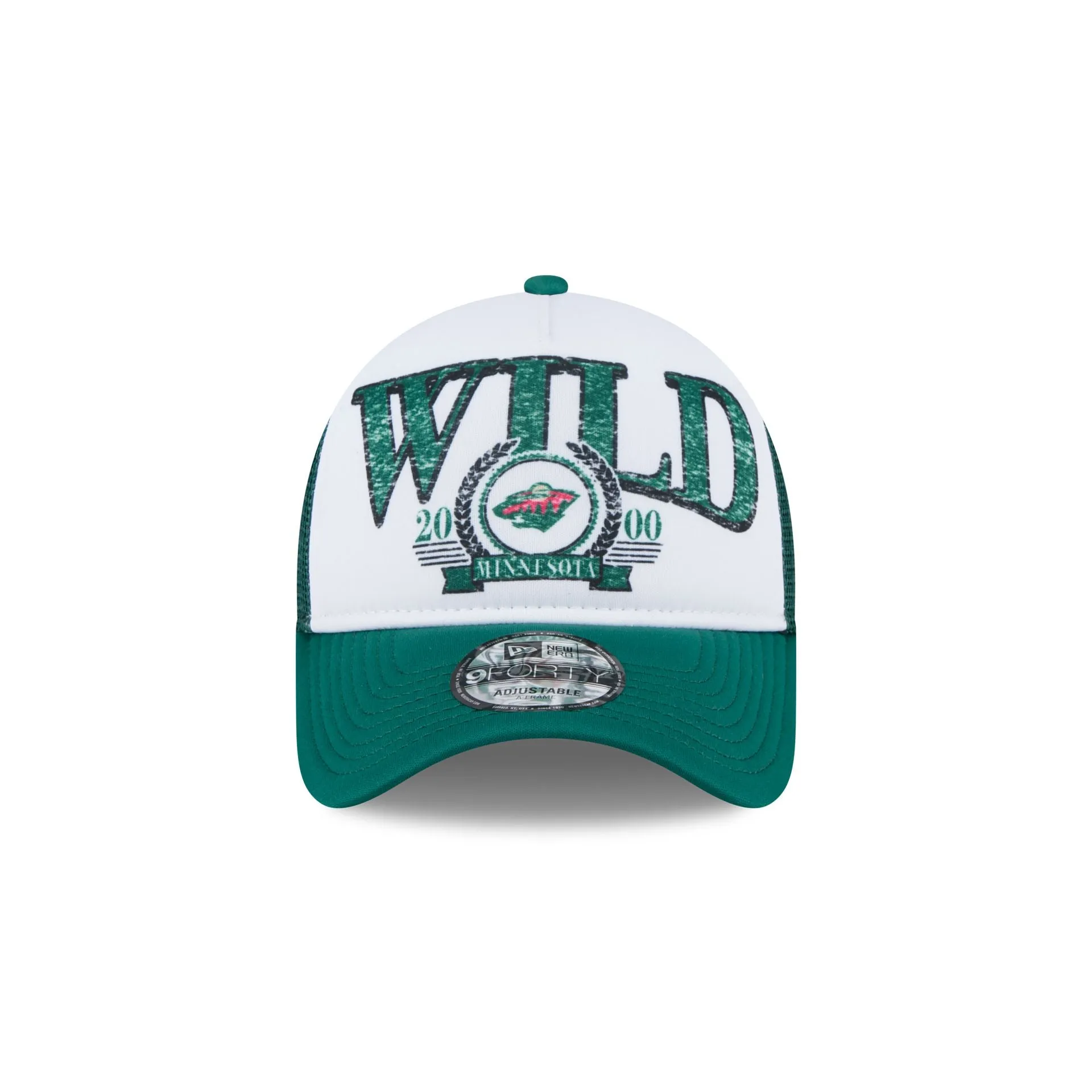 Minnesota Wild Distressed 9FORTY A-Frame Trucker Hat sold by New Era product image thumbnail 2