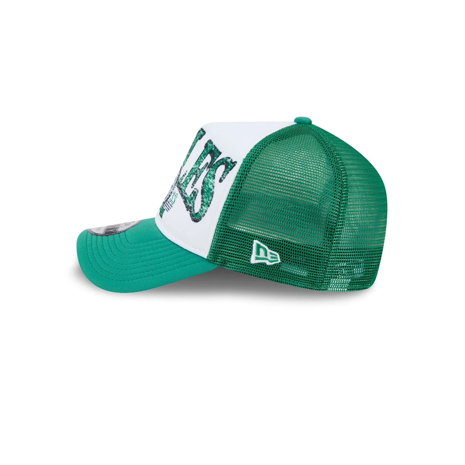 Philadelphia Eagles Distressed 9FORTY A-Frame Trucker Hat sold by New Era product image thumbnail 4