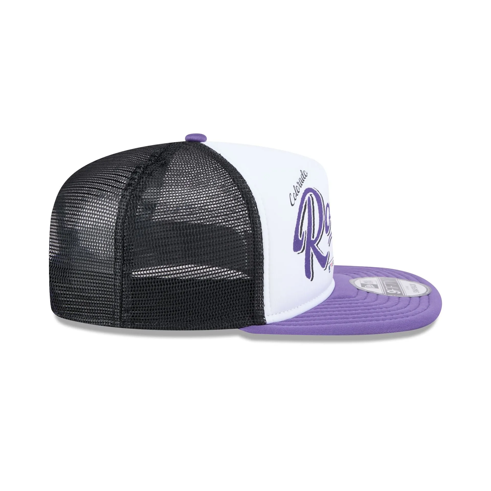Colorado Rockies Retro Script 9FIFTY A-Frame Trucker Hat sold by New Era product image thumbnail 5