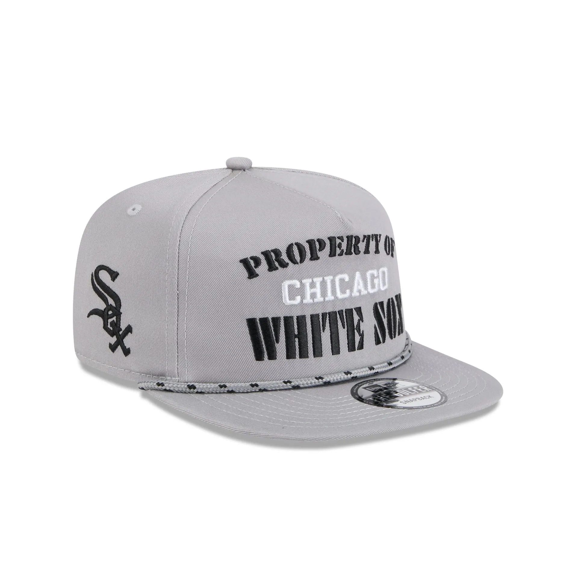 Chicago White Sox Vintage Gray Rope Golfer Hat sold by New Era