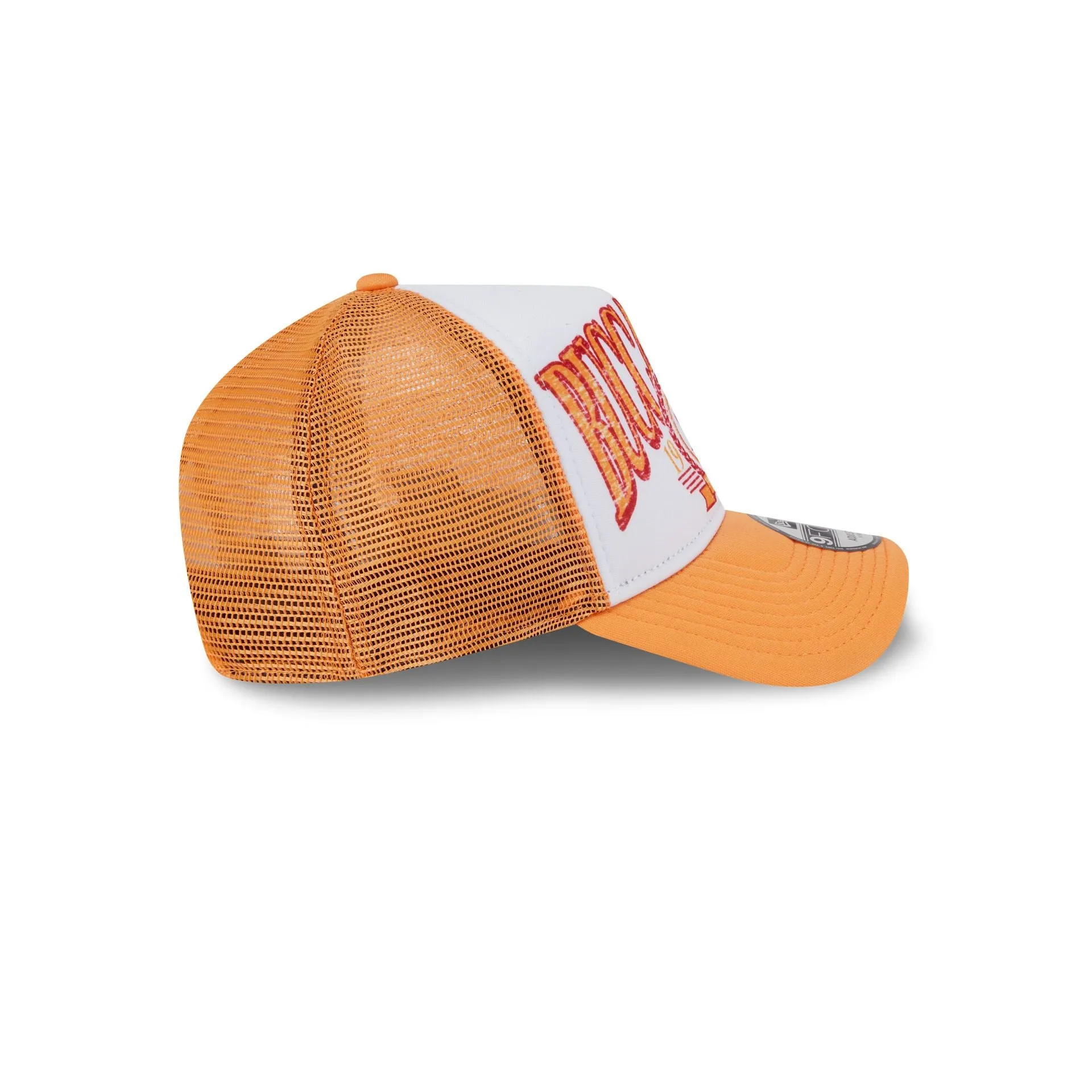 Tampa Bay Buccaneers Distressed 9FORTY A-Frame Trucker Hat sold by New Era product image thumbnail 5