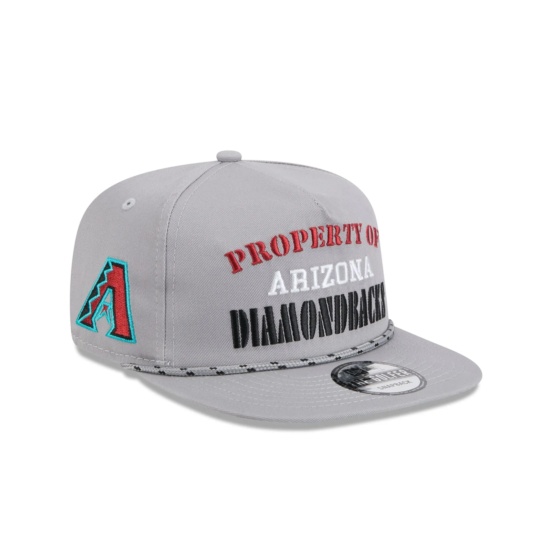 Arizona Diamondbacks Vintage Gray Rope Golfer Hat sold by New Era