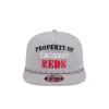 Cincinnati Reds Vintage Gray Rope Golfer Hat sold by New Era
