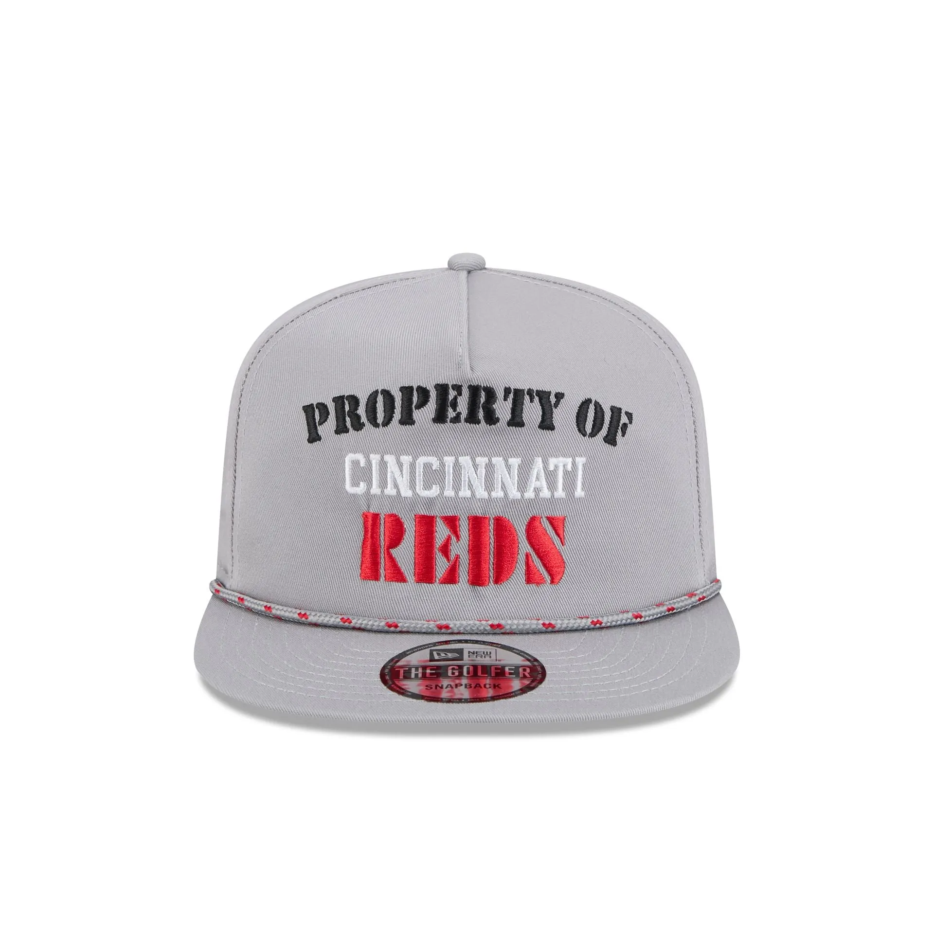 Cincinnati Reds Vintage Gray Rope Golfer Hat sold by New Era product image thumbnail 2