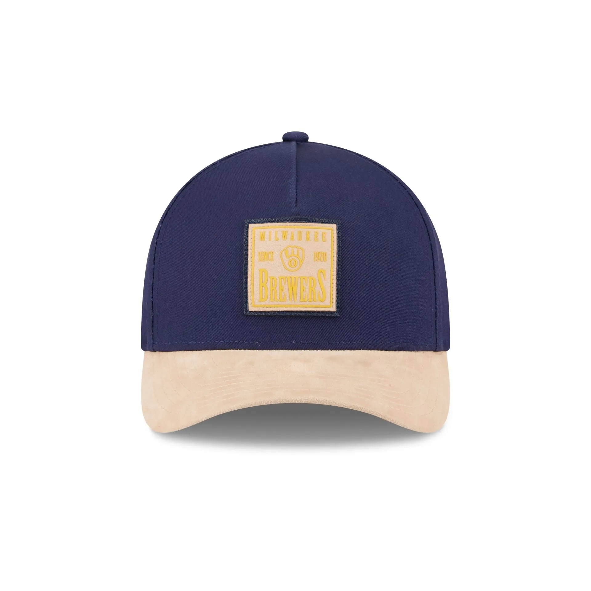 Milwaukee Brewers Suede Patch 9FORTY M-Crown A-Frame Adjustable Hat sold by New Era product image thumbnail 2