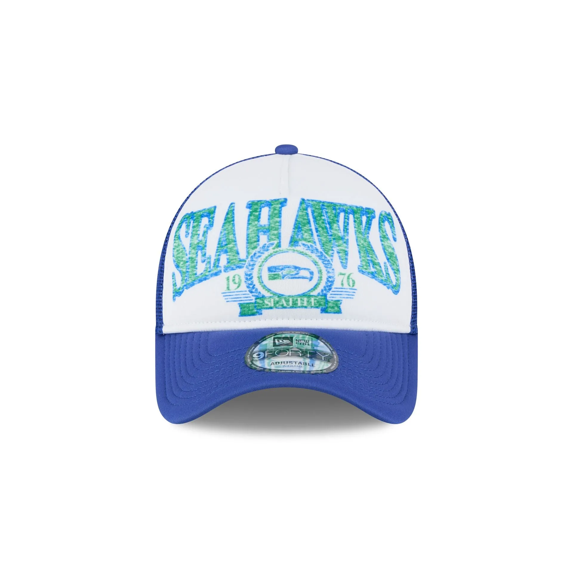 Seattle Seahawks Distressed 9FORTY A-Frame Trucker Hat sold by New Era product image thumbnail 2