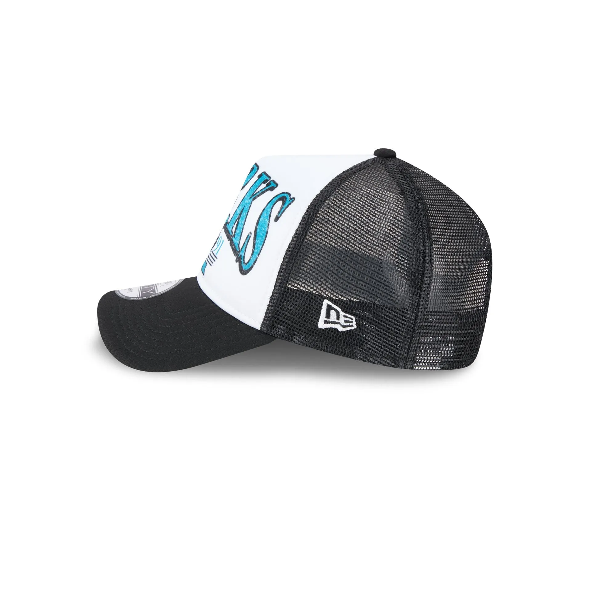 San Jose Sharks Distressed 9FORTY A-Frame Trucker Hat sold by New Era product image thumbnail 4