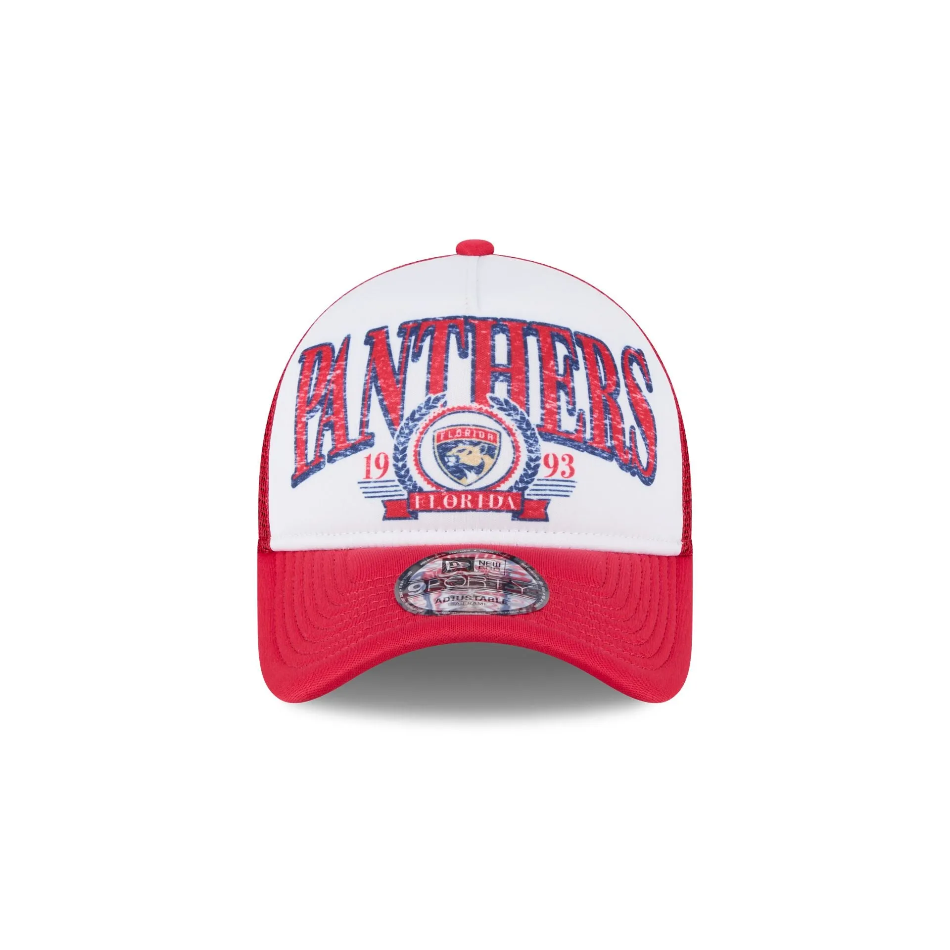 Florida Panthers Distressed 9FORTY A-Frame Trucker Hat sold by New Era product image thumbnail 2