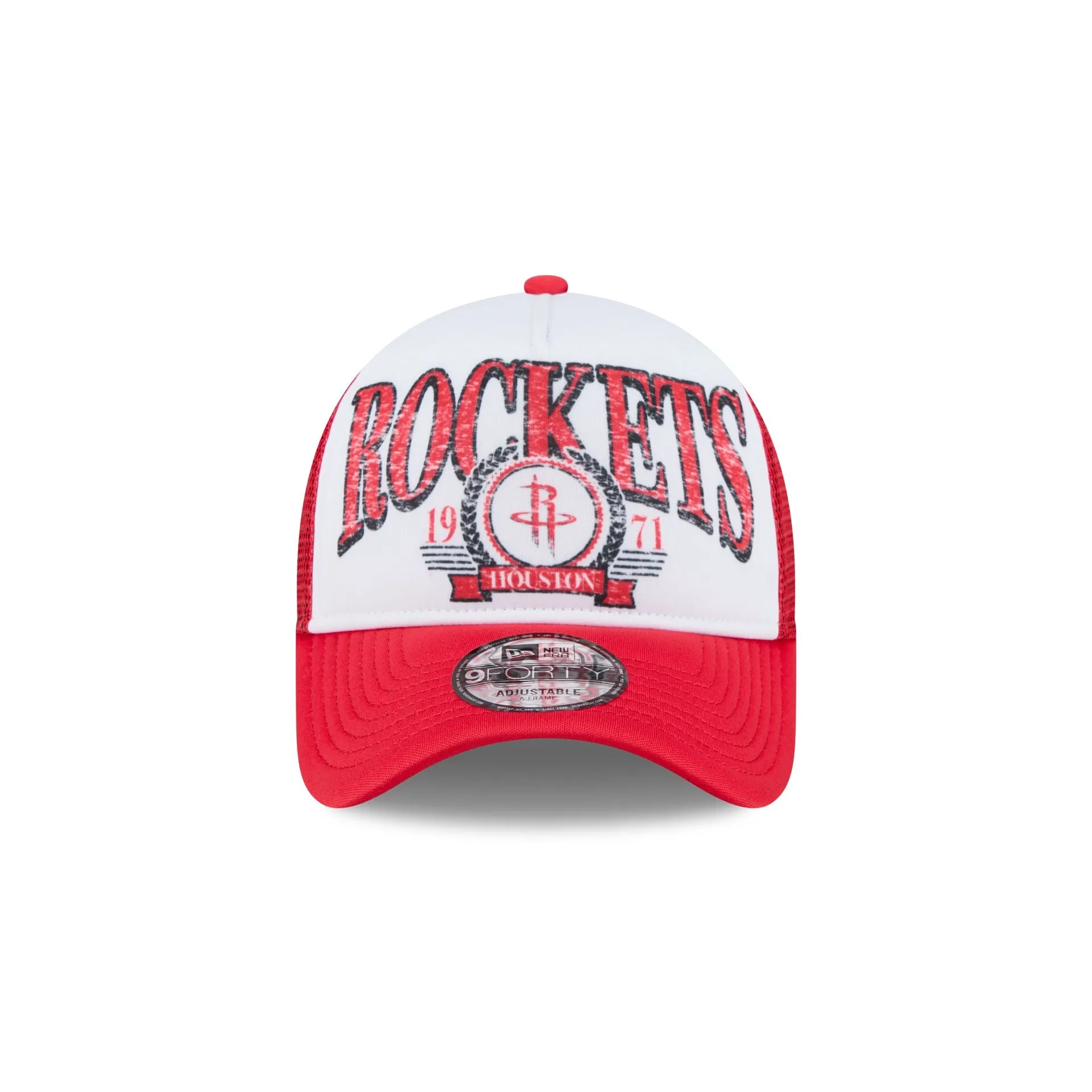 Houston Rockets Distressed 9FORTY A-Frame Trucker Hat sold by New Era product image thumbnail 2