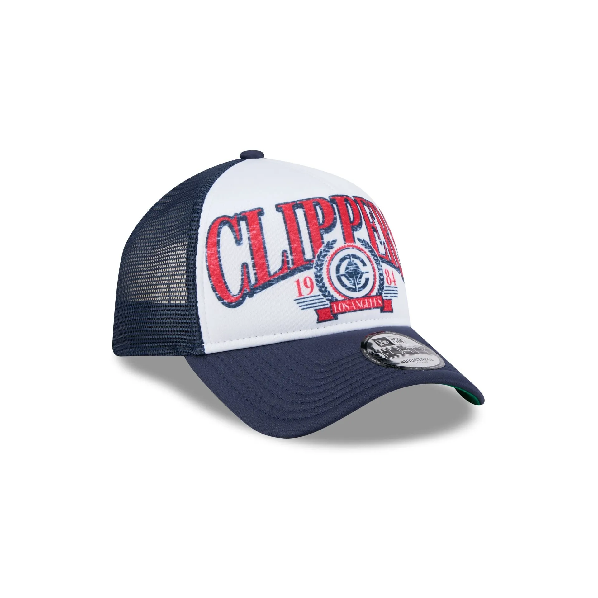 Los Angeles Clippers Distressed 9FORTY A-Frame Trucker Hat sold by New Era product image thumbnail 3