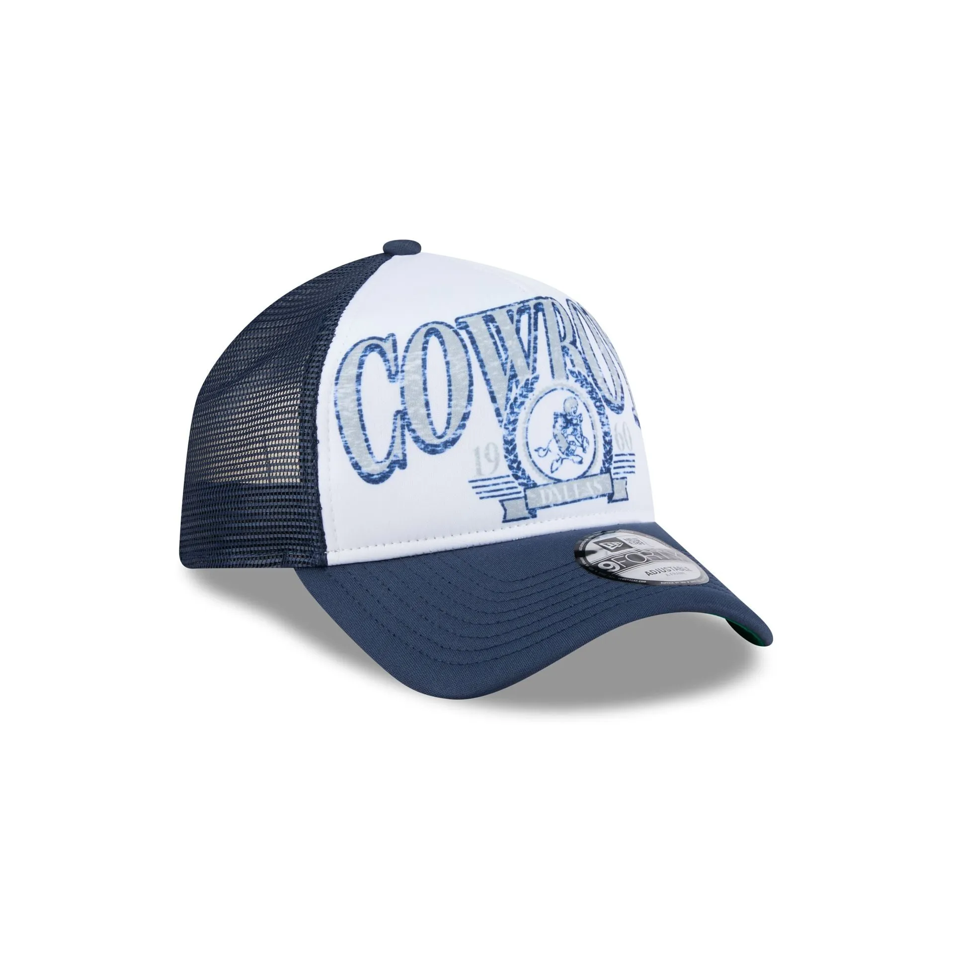 Dallas Cowboys Distressed 9FORTY A-Frame Trucker Hat sold by New Era product image thumbnail 3
