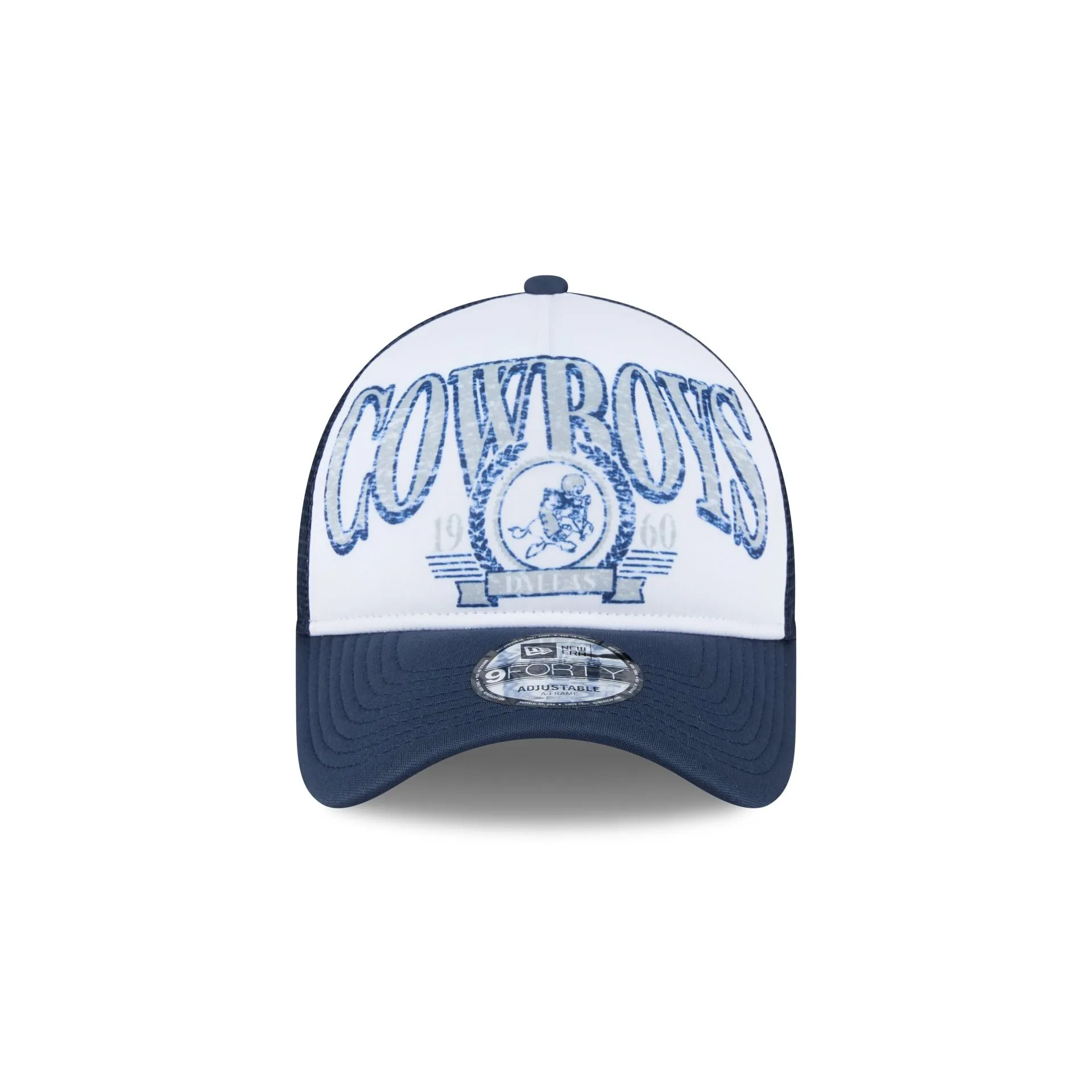 Dallas Cowboys Distressed 9FORTY A-Frame Trucker Hat sold by New Era product image thumbnail 2