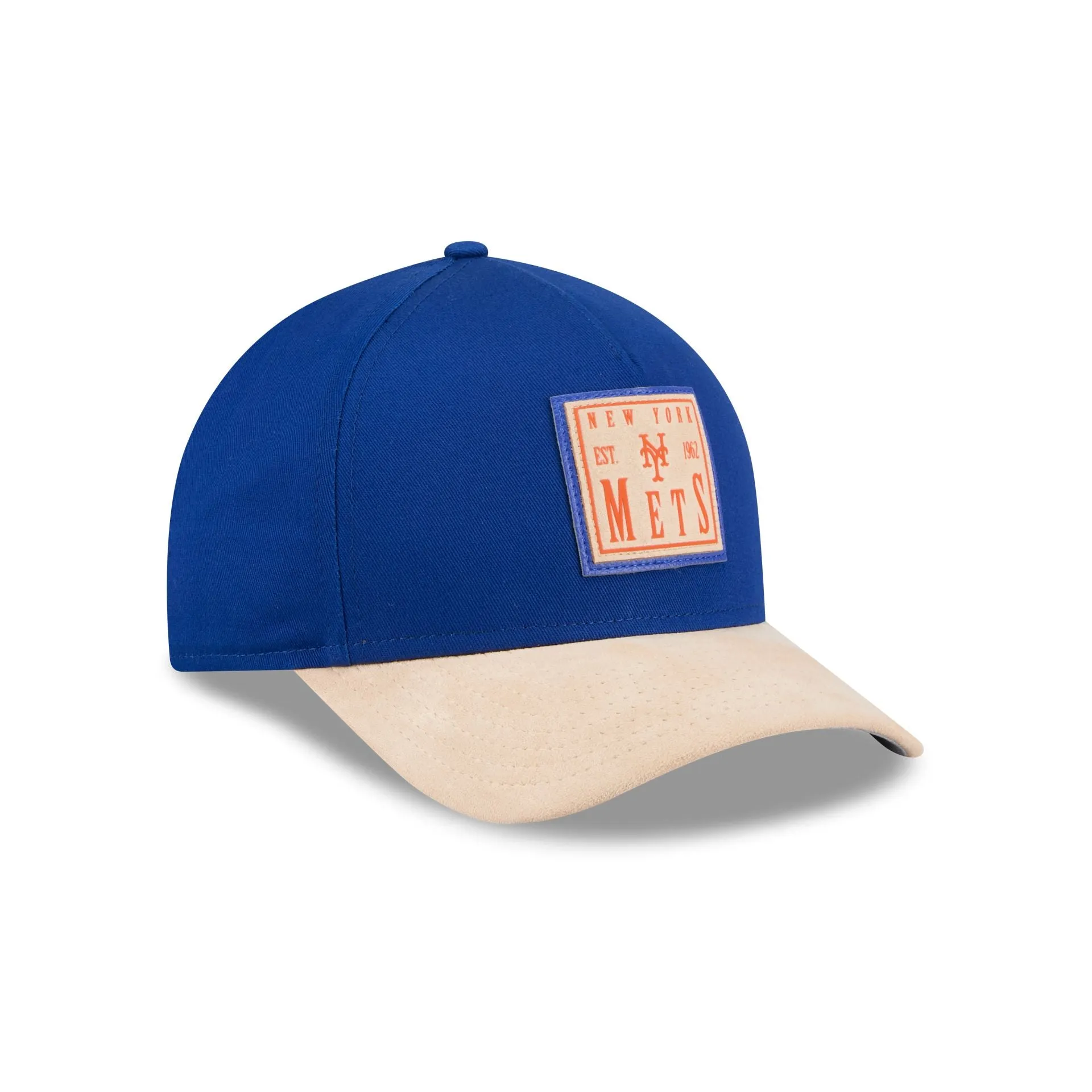 New York Mets Suede Patch 9FORTY M-Crown A-Frame Adjustable Hat sold by New Era product image thumbnail 3