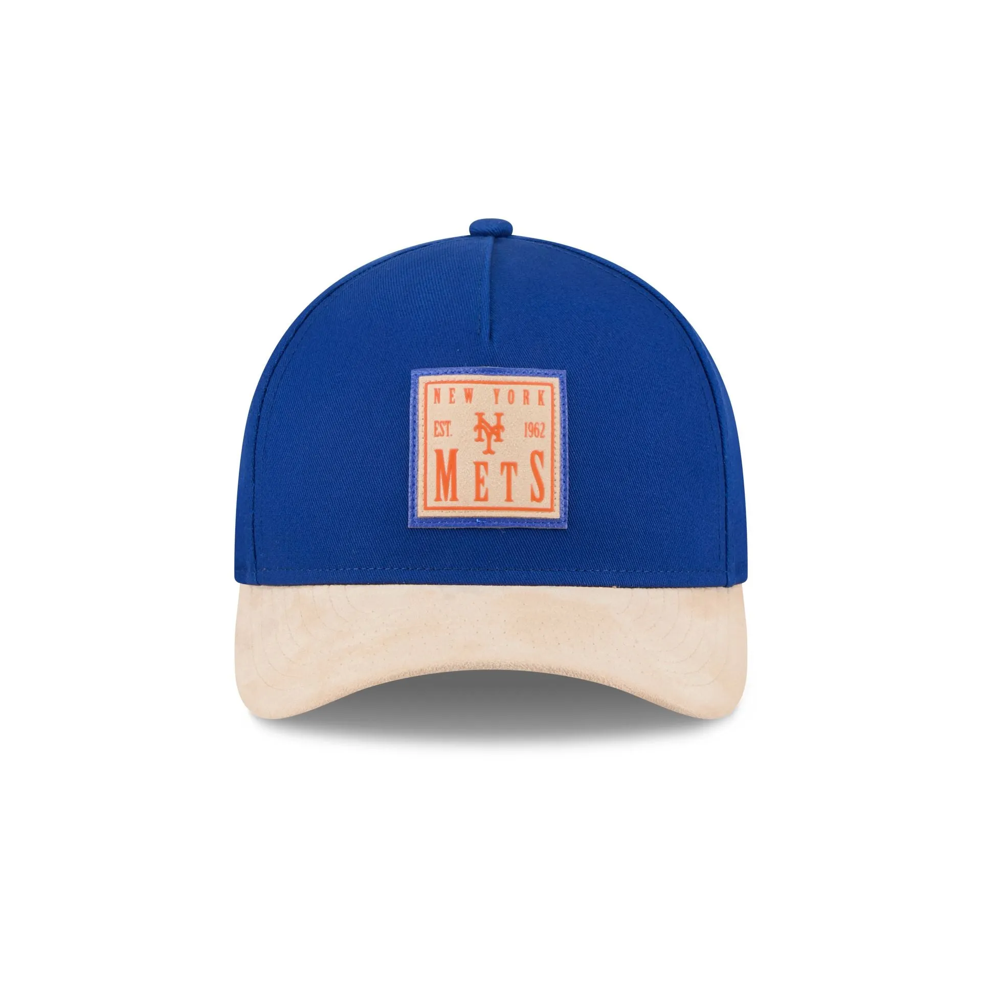 New York Mets Suede Patch 9FORTY M-Crown A-Frame Adjustable Hat sold by New Era product image thumbnail 2