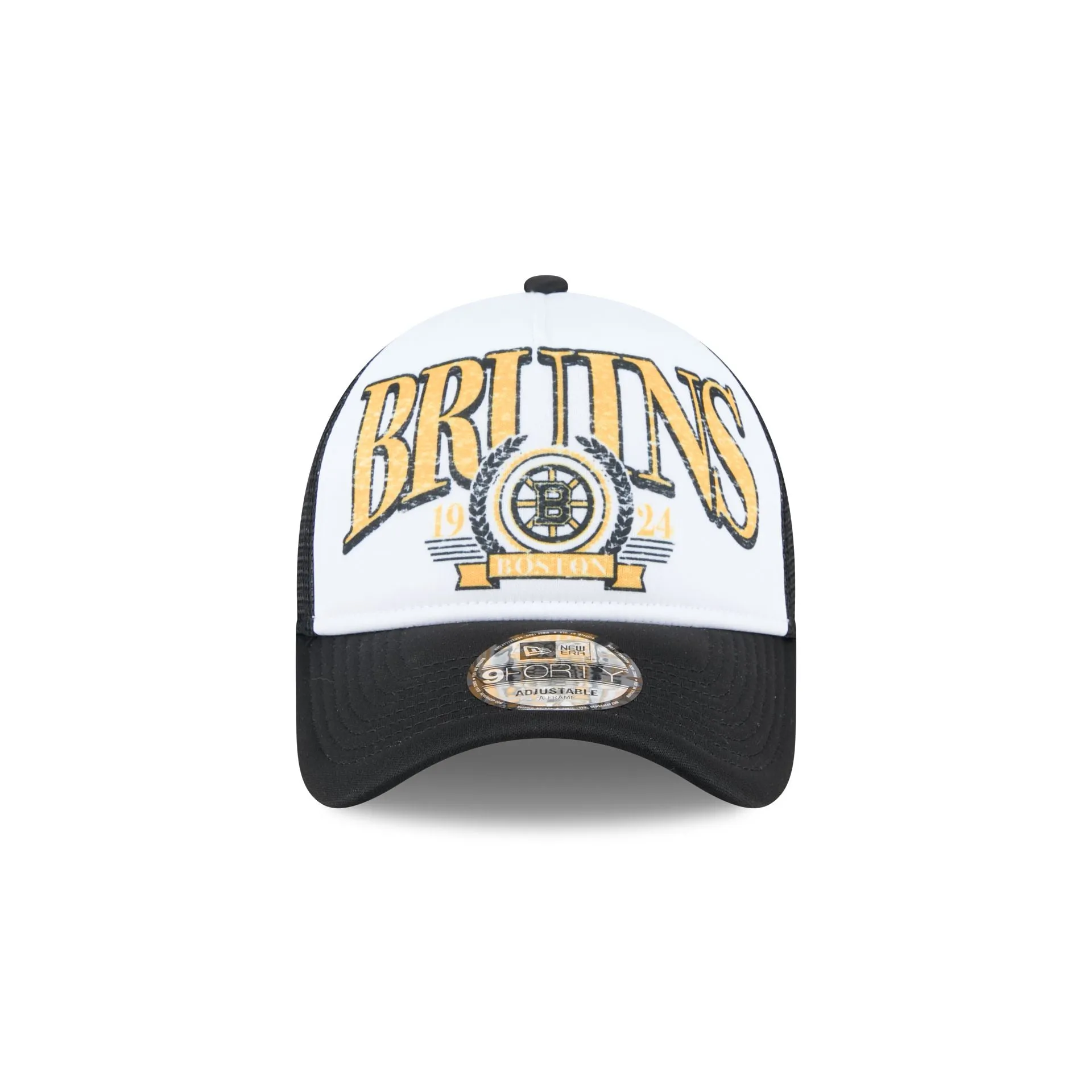 Boston Bruins Distressed 9FORTY A-Frame Trucker Hat sold by New Era product image thumbnail 2