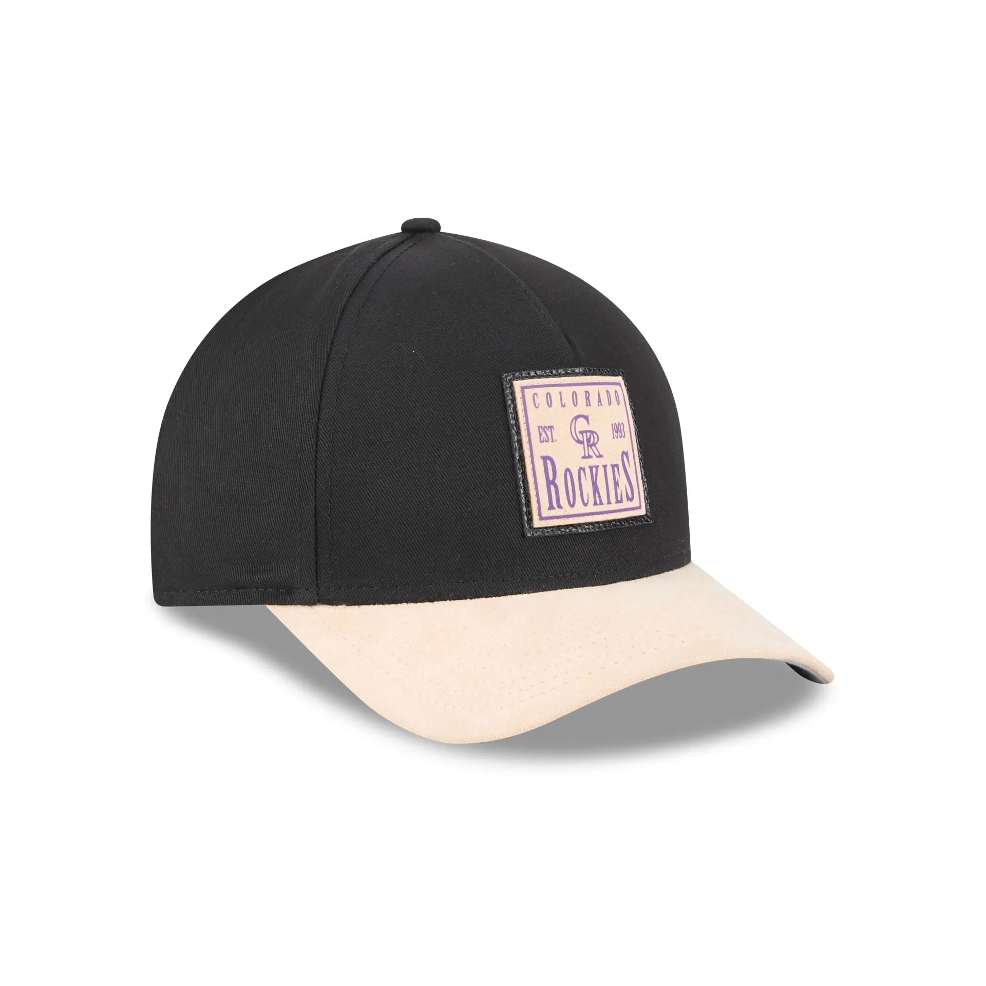 Colorado Rockies Suede Patch 9FORTY M-Crown A-Frame Adjustable Hat sold by New Era product image thumbnail 3