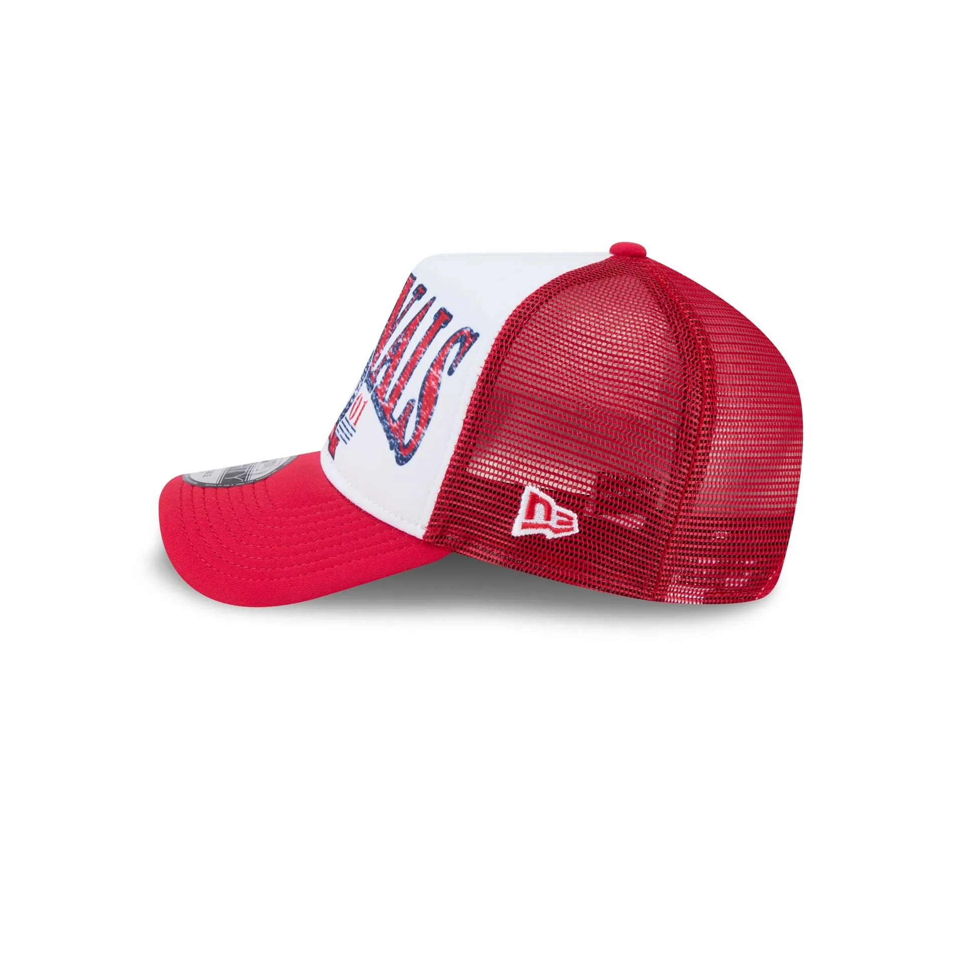 Washington Nationals Distressed 9FORTY A-Frame Trucker Hat sold by New Era product image thumbnail 4