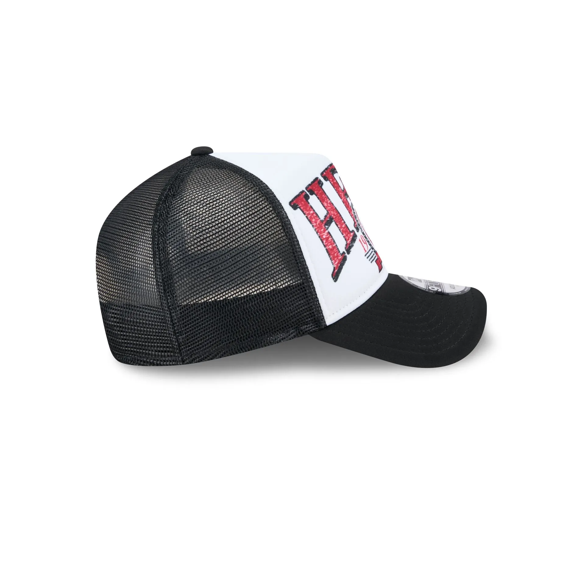 Miami Heat Distressed 9FORTY A-Frame Trucker Hat sold by New Era product image thumbnail 5