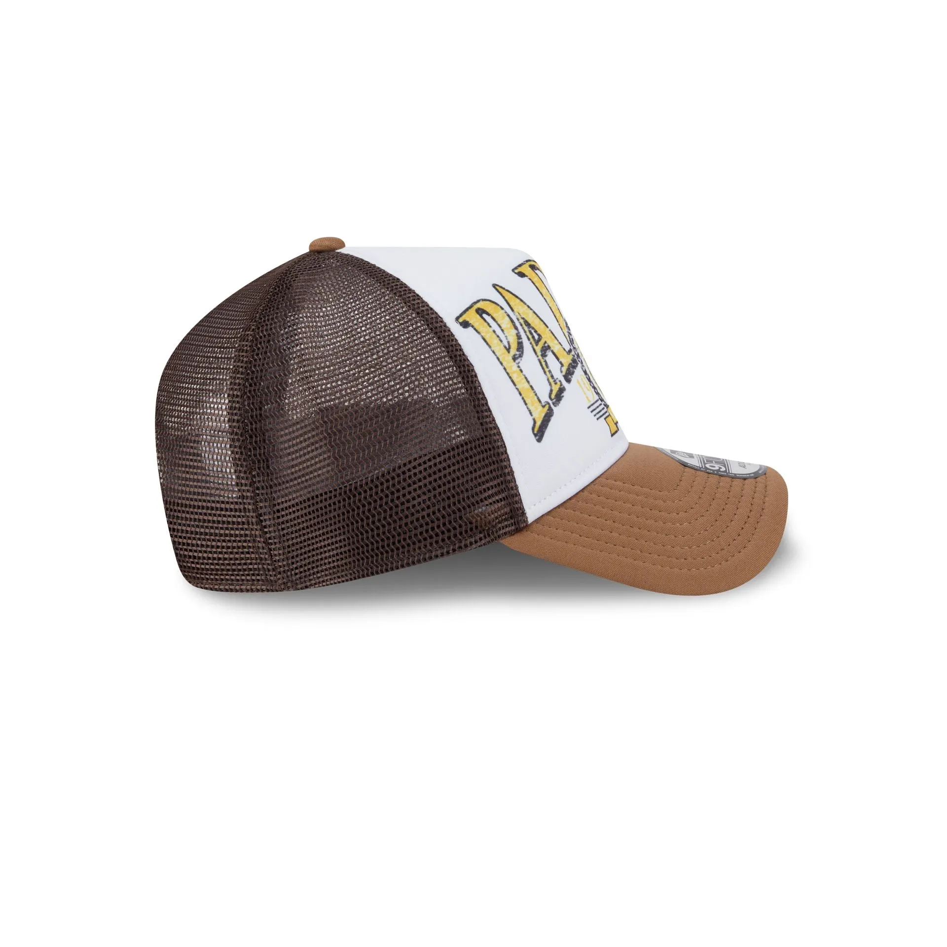 San Diego Padres Distressed 9FORTY A-Frame Trucker Hat sold by New Era product image thumbnail 5