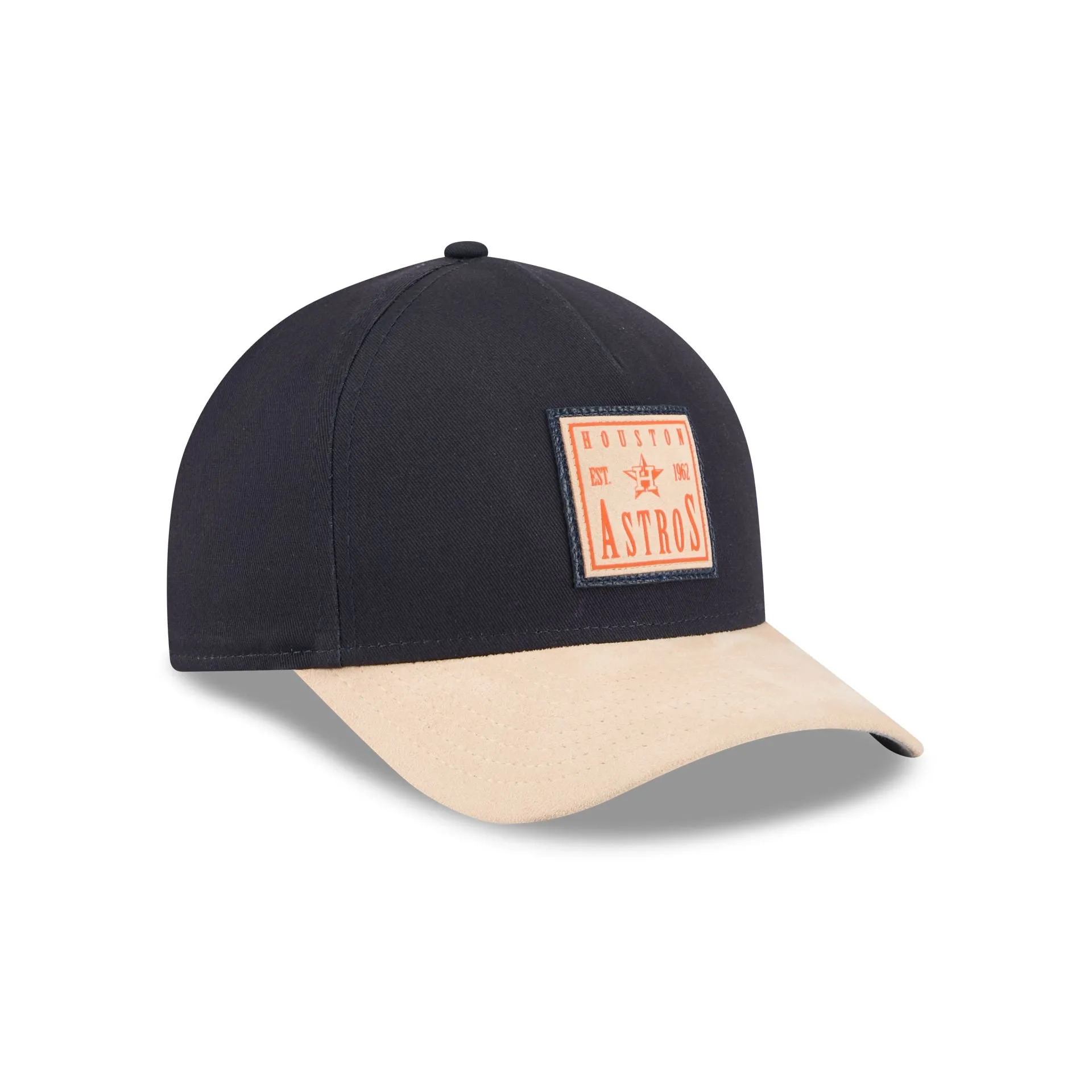 Houston Astros Suede Patch 9FORTY M-Crown A-Frame Adjustable Hat sold by New Era product image thumbnail 3