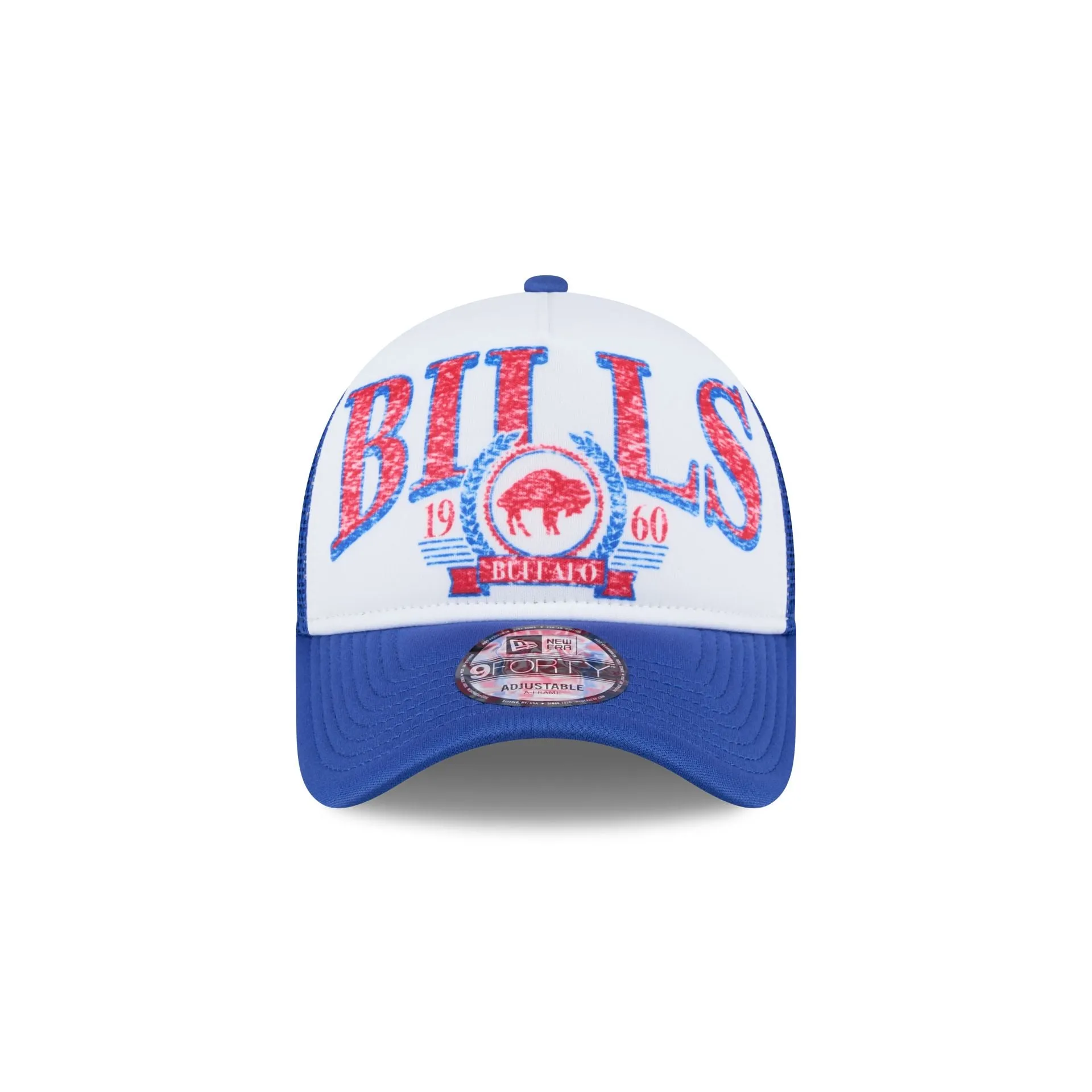 Buffalo Bills Distressed 9FORTY A-Frame Trucker Hat sold by New Era product image thumbnail 2