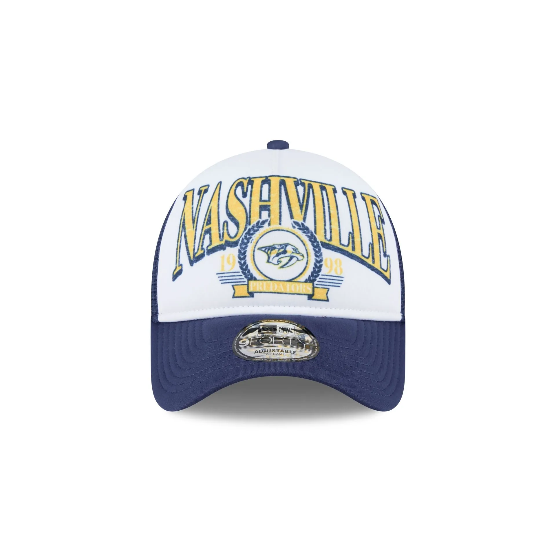 Nashville Predators Distressed 9FORTY A-Frame Trucker Hat sold by New Era product image thumbnail 2