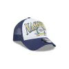 Nashville Predators Distressed 9FORTY A-Frame Trucker Hat sold by New Era