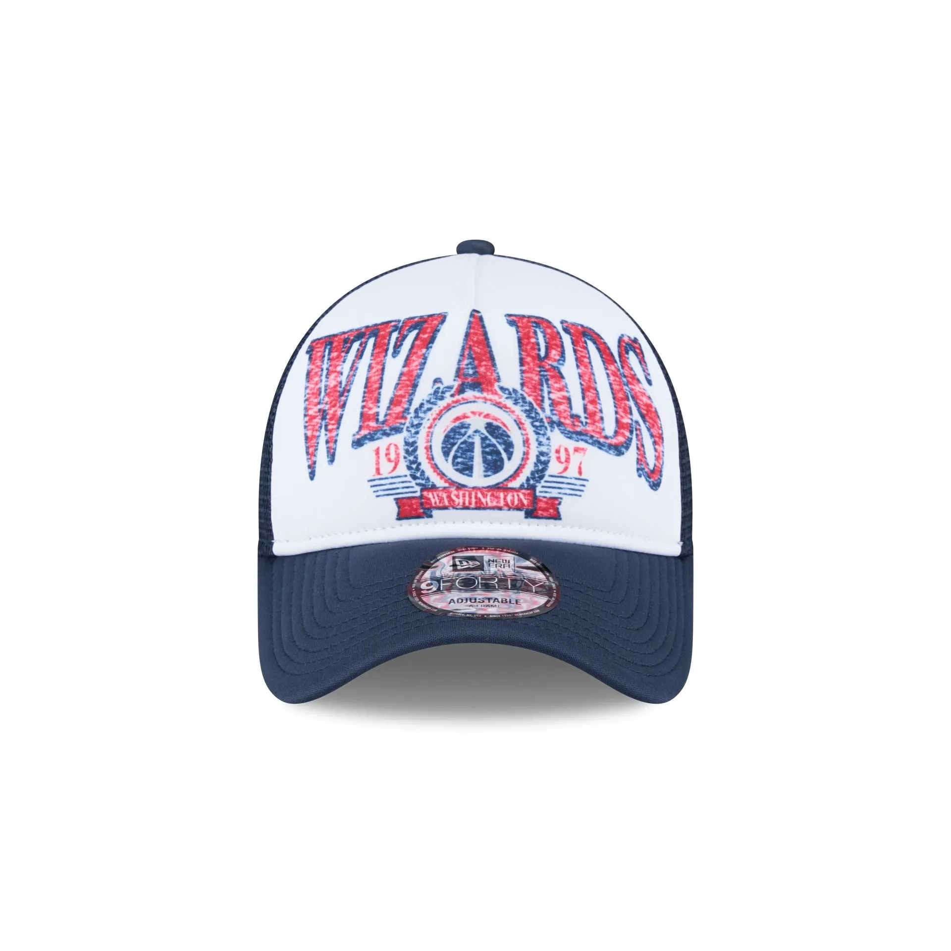 Washington Wizards Distressed 9FORTY A-Frame Trucker Hat sold by New Era product image thumbnail 2