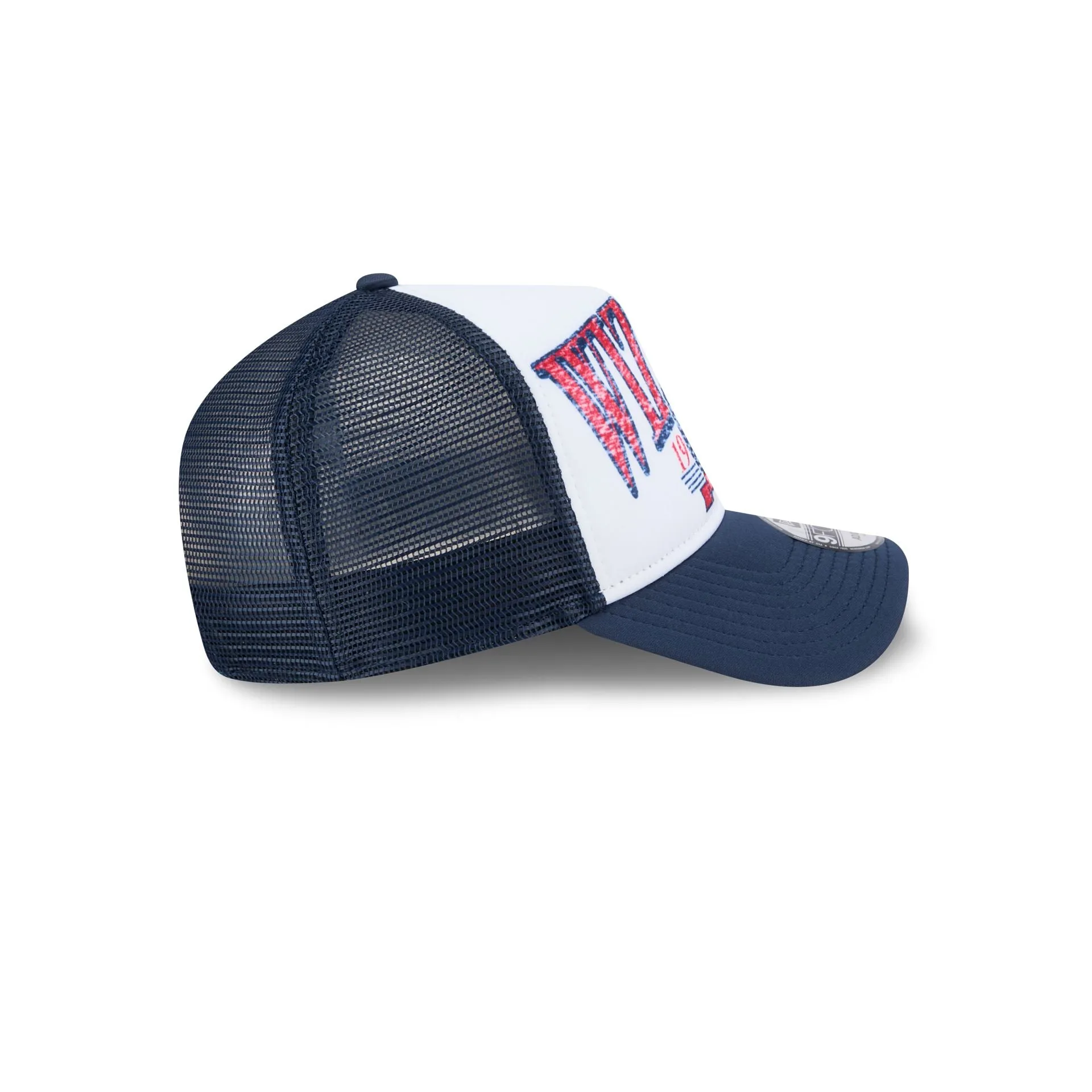 Washington Wizards Distressed 9FORTY A-Frame Trucker Hat sold by New Era product image thumbnail 5