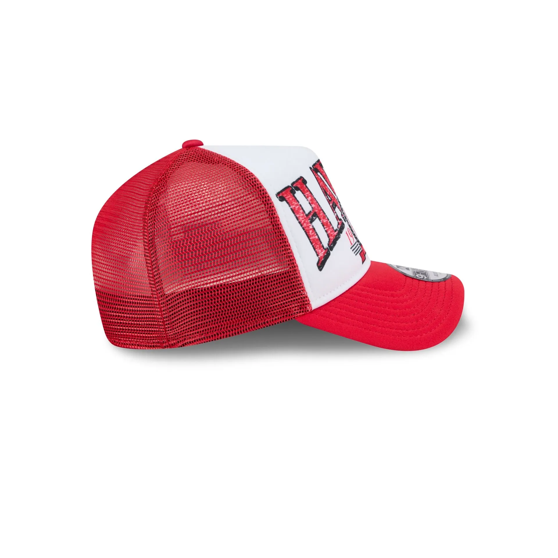 Atlanta Hawks Distressed 9FORTY A-Frame Trucker Hat sold by New Era product image thumbnail 5