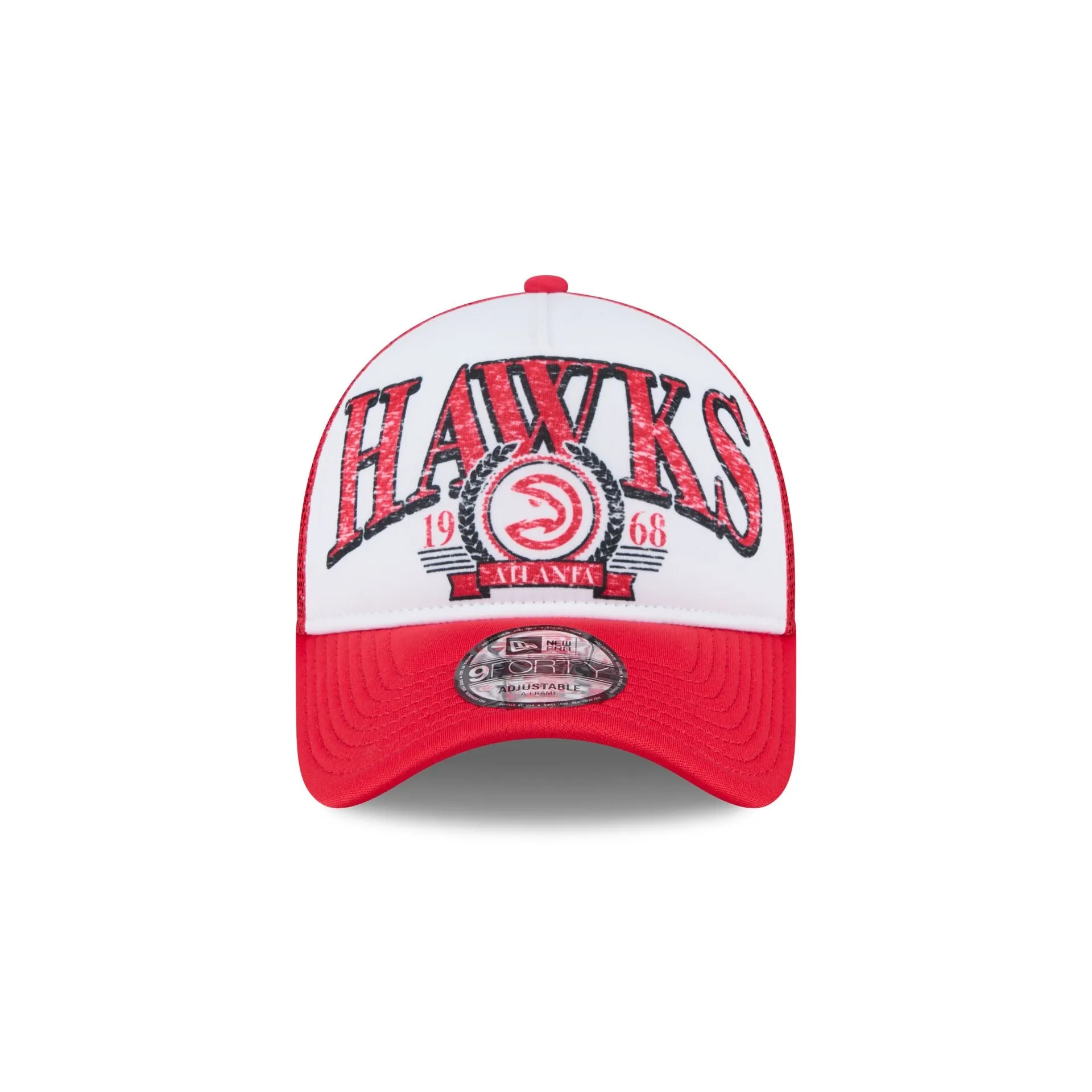 Atlanta Hawks Distressed 9FORTY A-Frame Trucker Hat sold by New Era product image thumbnail 2