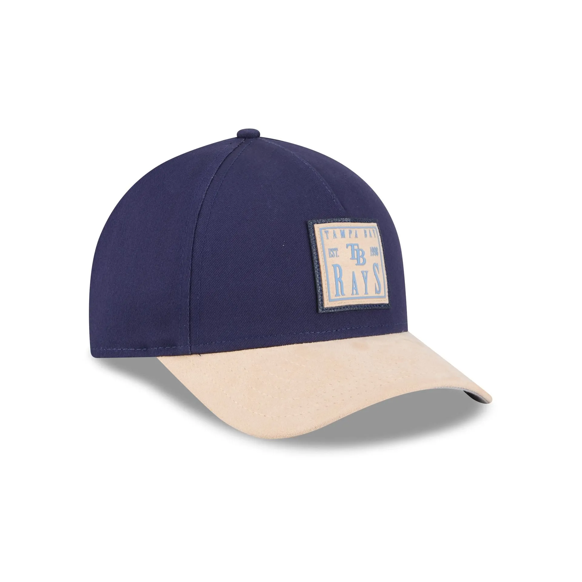 Tampa Bay Rays Suede Patch 9FORTY M-Crown A-Frame Adjustable Hat sold by New Era product image thumbnail 3