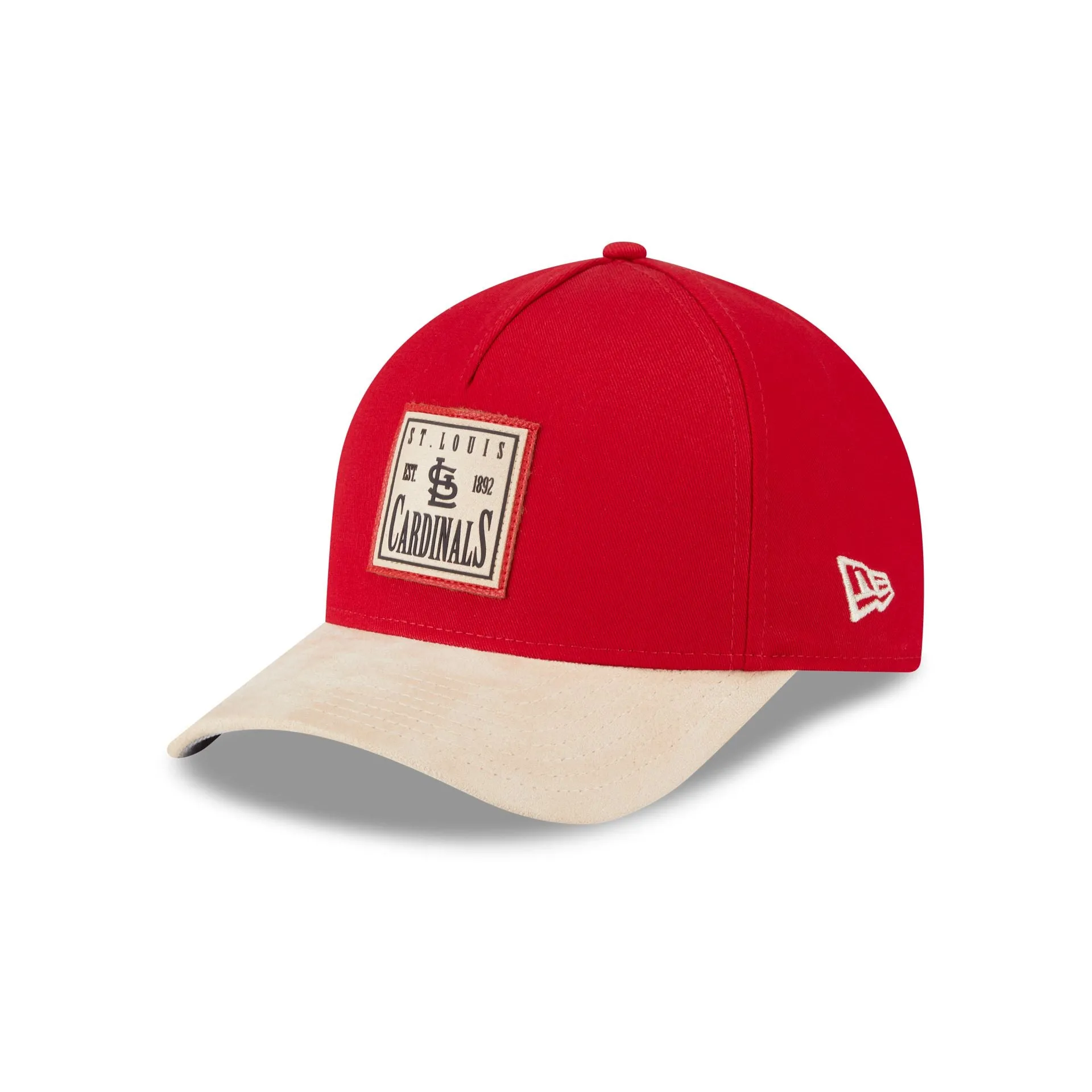 St. Louis Cardinals Suede Patch 9FORTY M-Crown A-Frame Adjustable Hat sold by New Era
