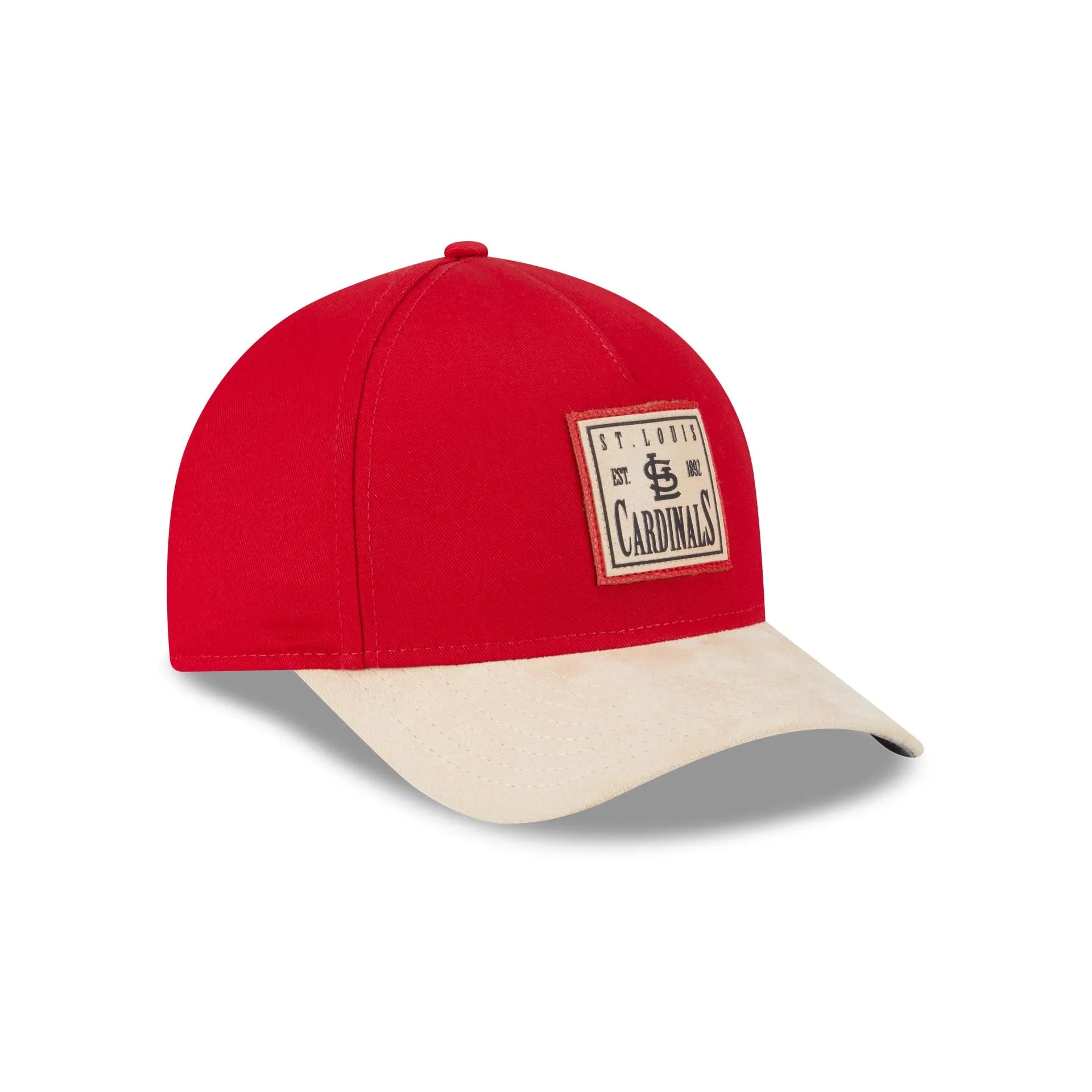 St. Louis Cardinals Suede Patch 9FORTY M-Crown A-Frame Adjustable Hat sold by New Era product image thumbnail 3