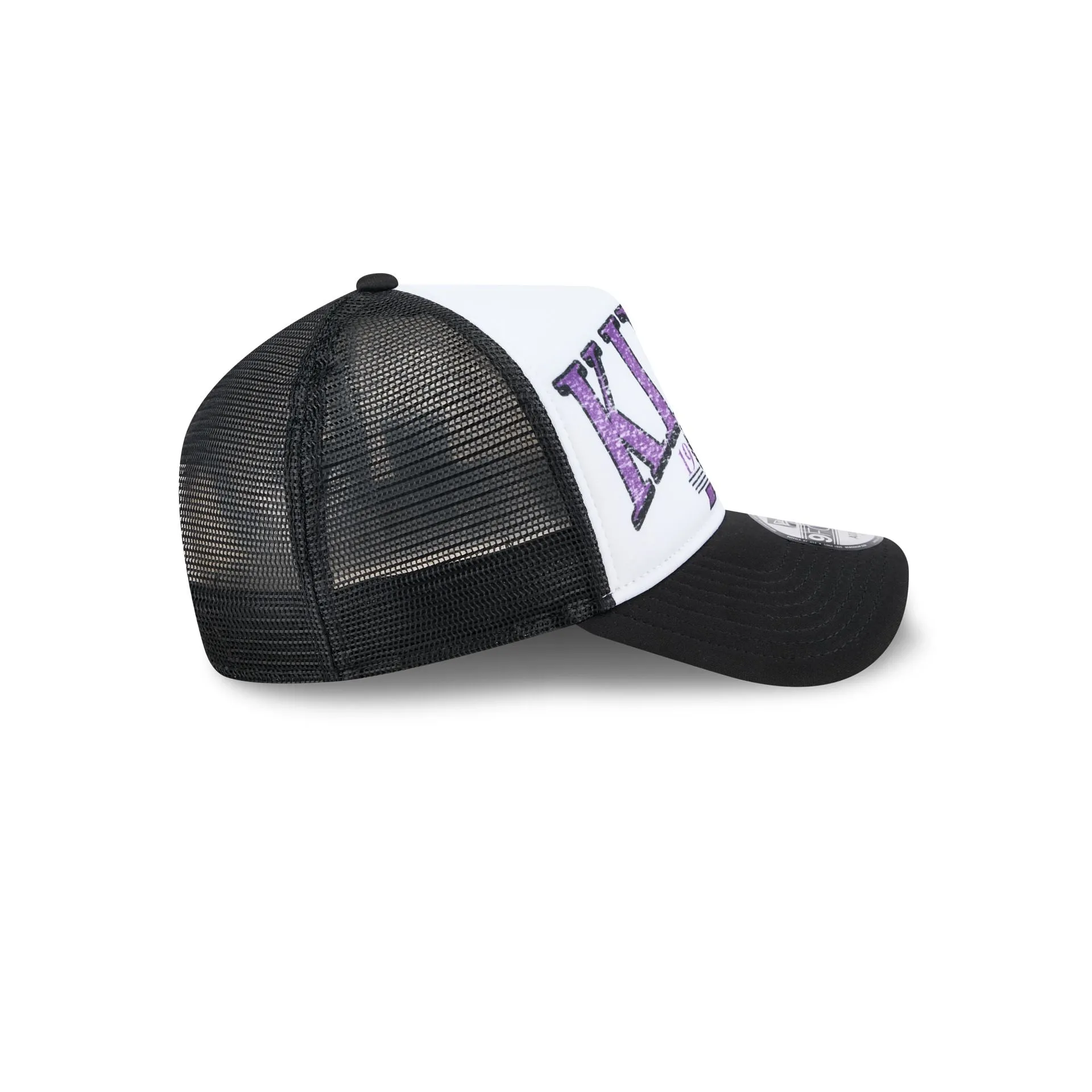 Sacramento Kings Distressed 9FORTY A-Frame Trucker Hat sold by New Era product image thumbnail 5