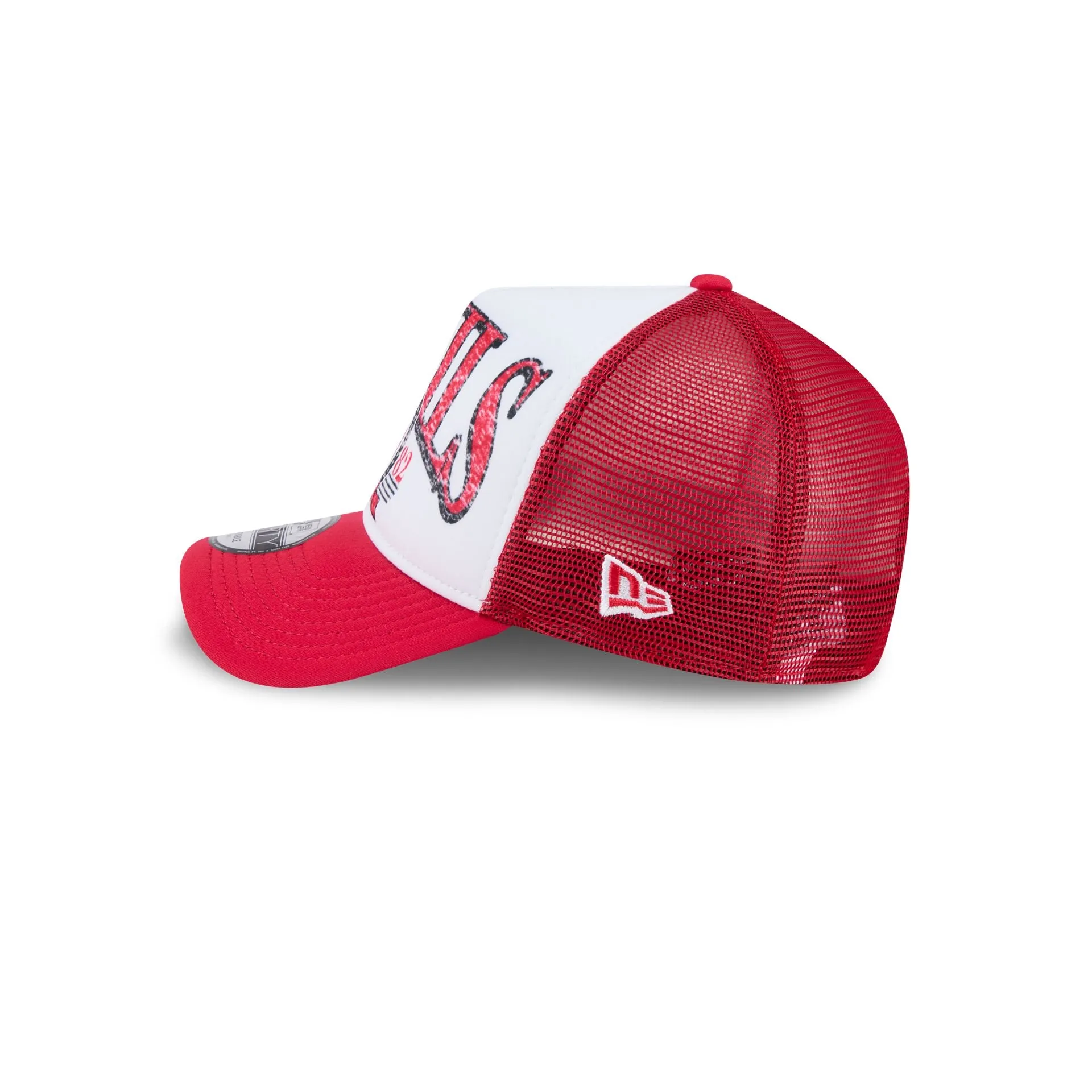 New Jersey Devils Distressed 9FORTY A-Frame Trucker Hat sold by New Era product image thumbnail 4