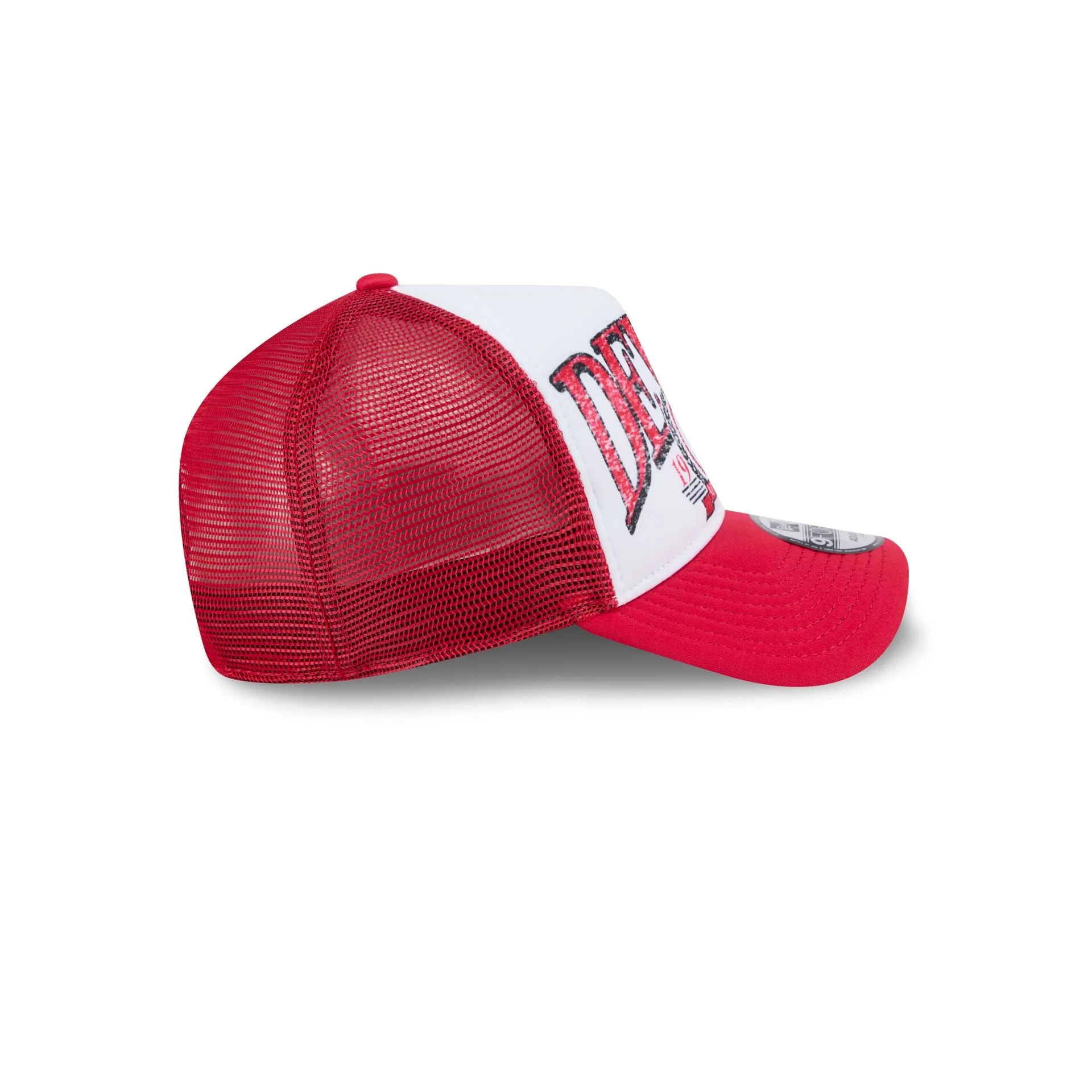 New Jersey Devils Distressed 9FORTY A-Frame Trucker Hat sold by New Era product image thumbnail 5