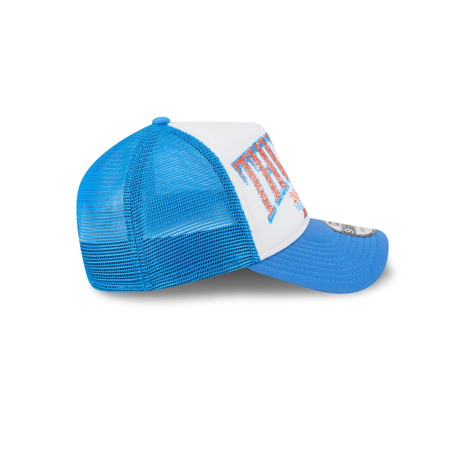 Oklahoma City Thunder Distressed 9FORTY A-Frame Trucker Hat sold by New Era product image thumbnail 5