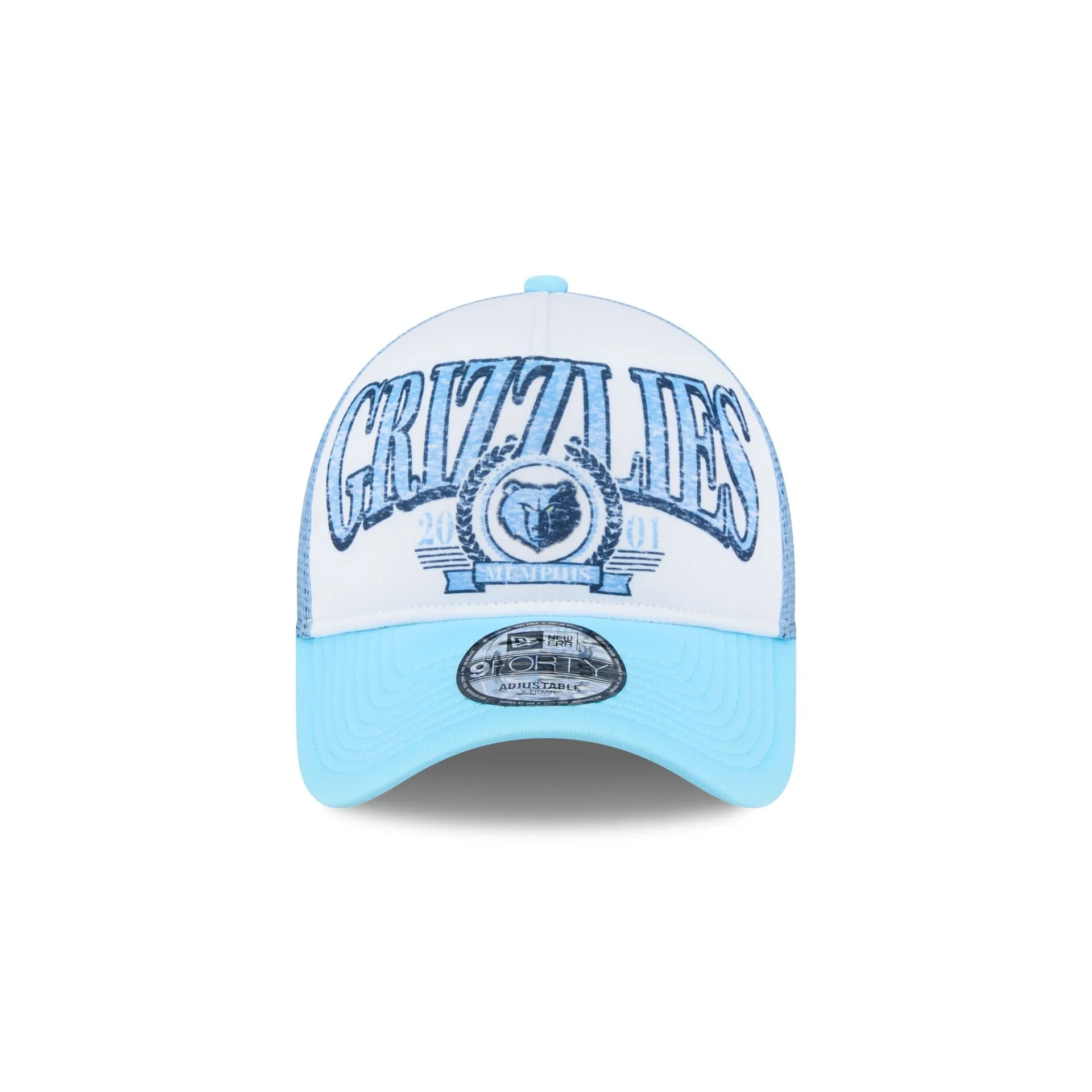 Memphis Grizzlies Distressed 9FORTY A-Frame Trucker Hat sold by New Era product image thumbnail 2
